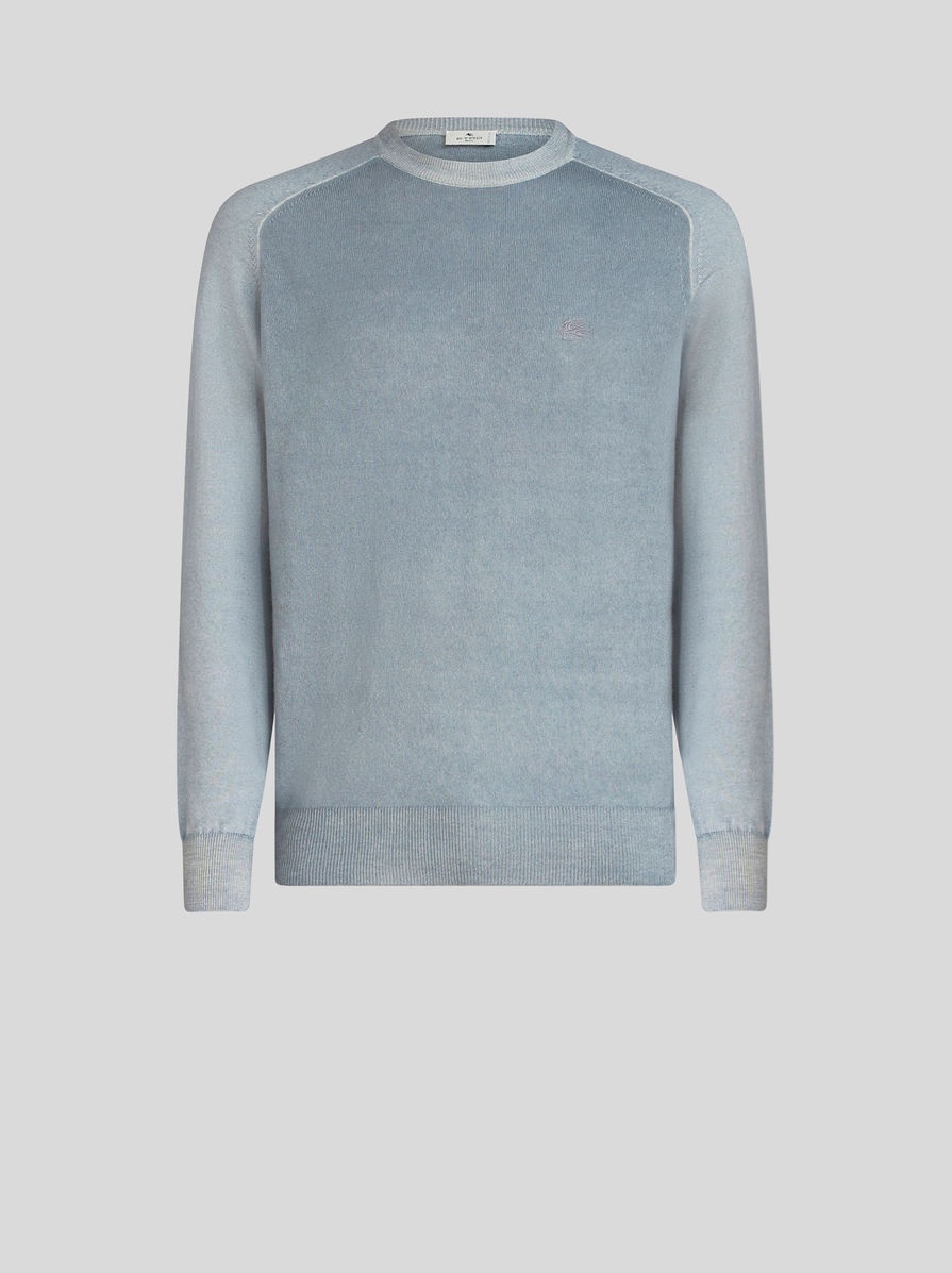 WOOL JUMPER WITH LOGO - 1