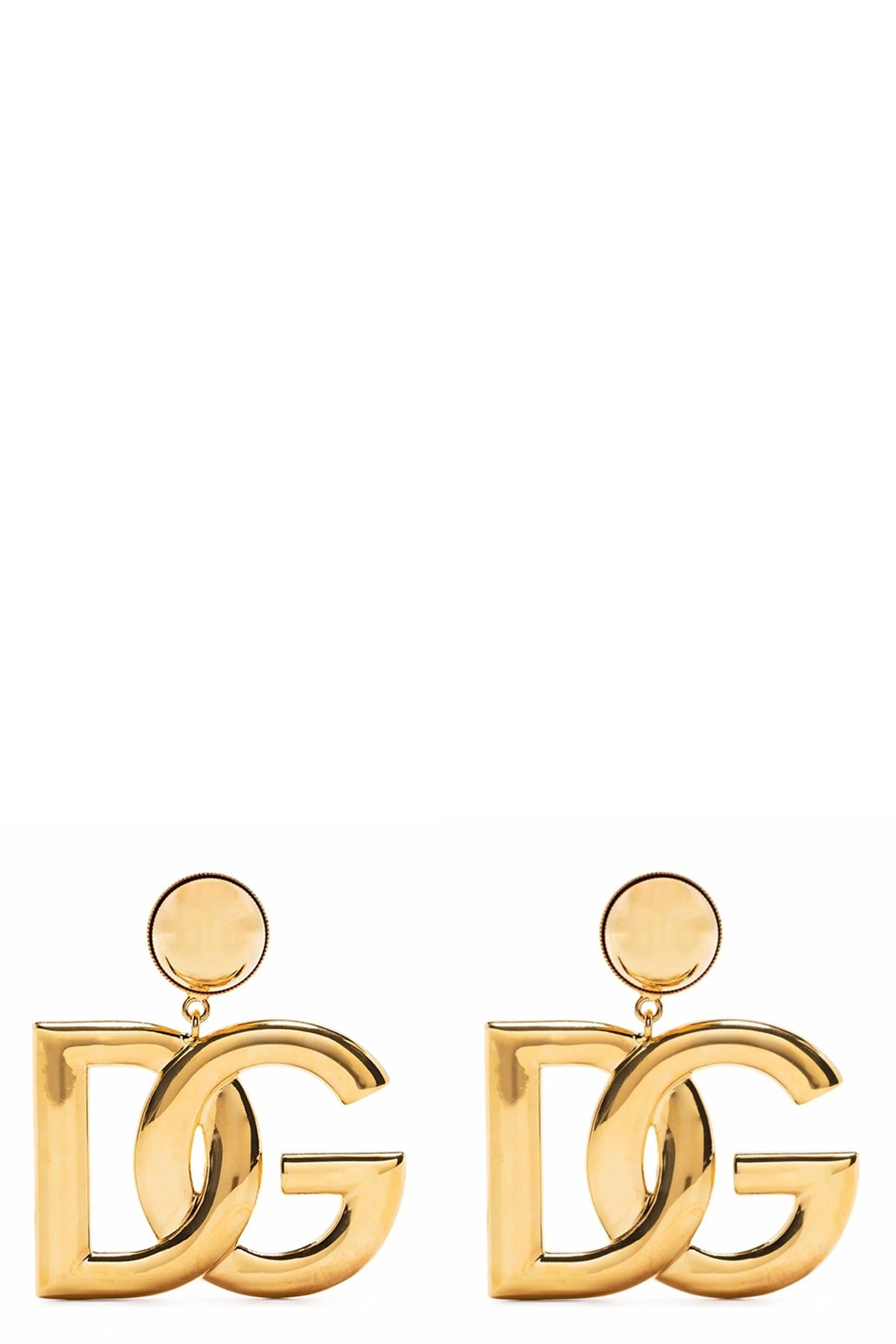 Crystal logo earrings - 1