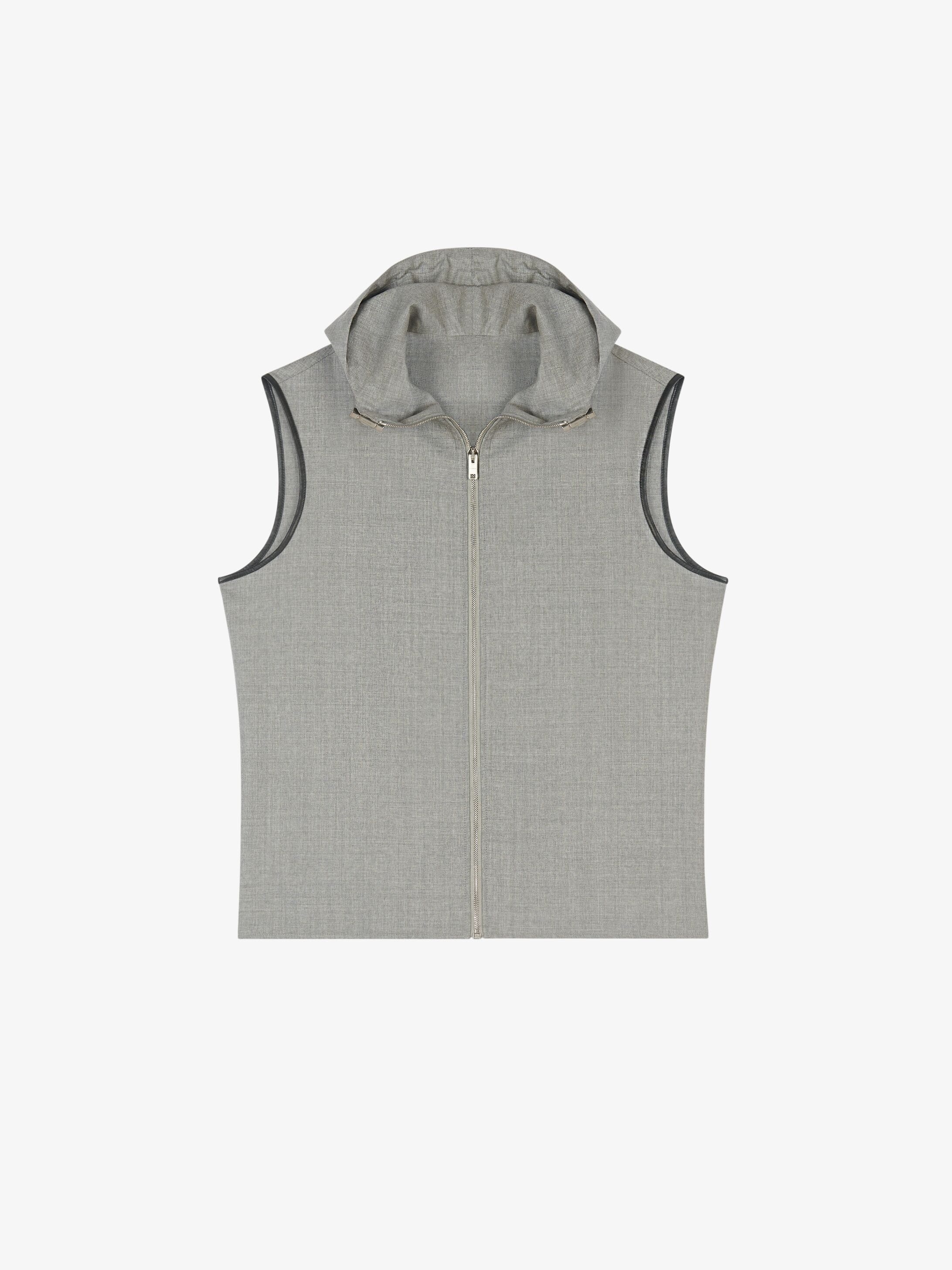 JACKET IN WOOL WITH REMOVABLE WAISTCOAT - 5
