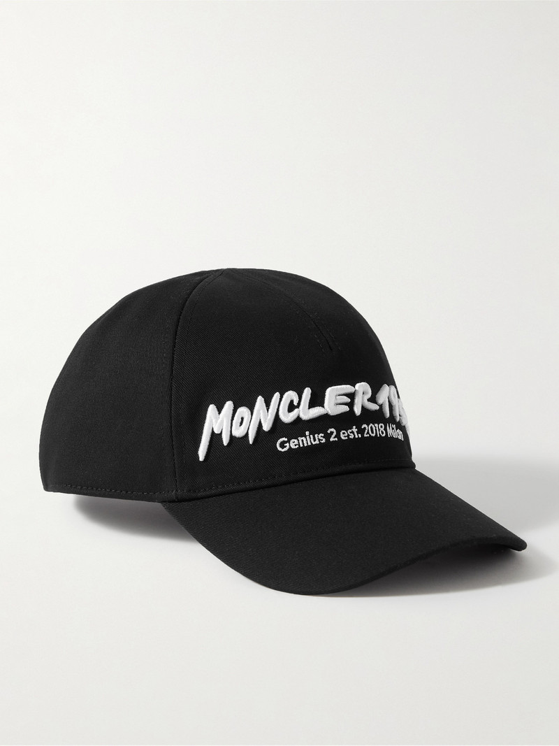 2 Moncler 1952 Logo-Embroidered Cotton-Twill Baseball Cap 1