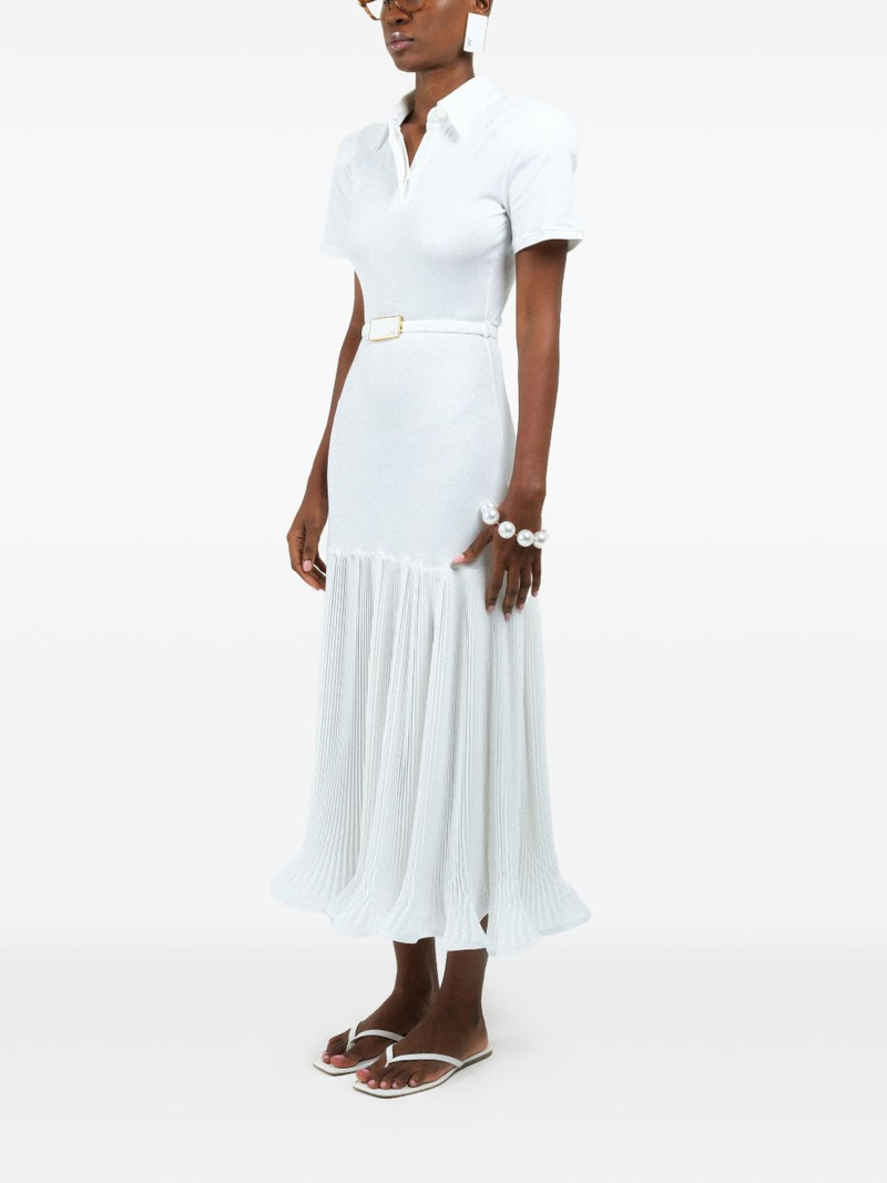 pleated maxi polo dress 3
