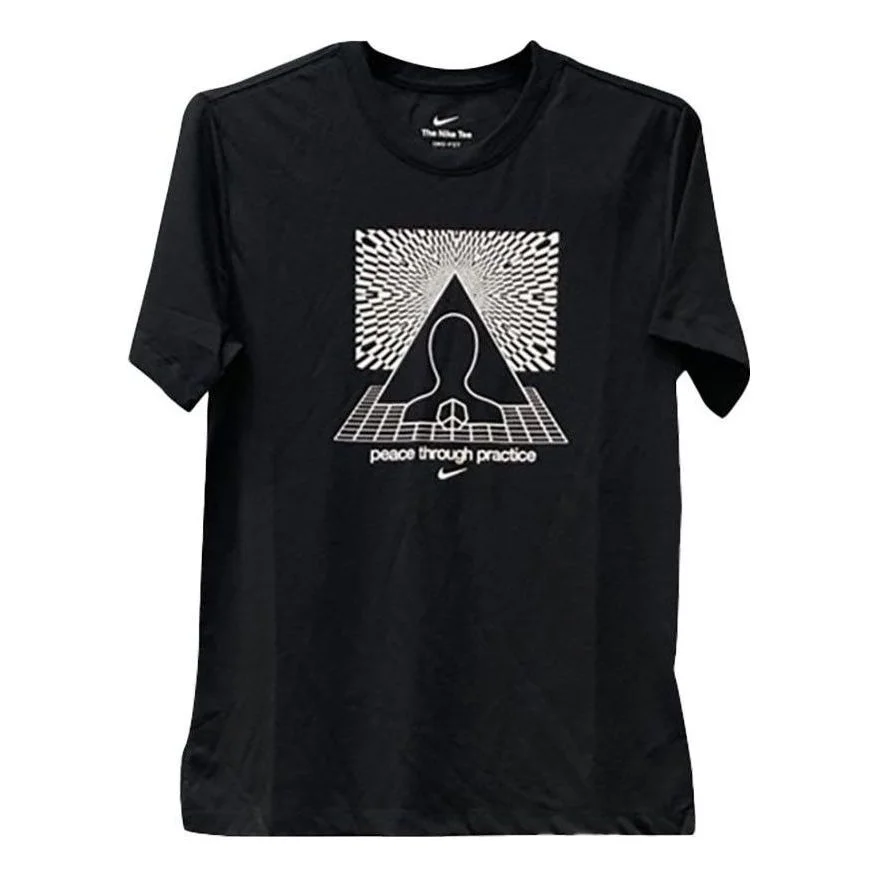 Nike Dri Fit Yoga Graphic 'Black' DD6926-010 - 1