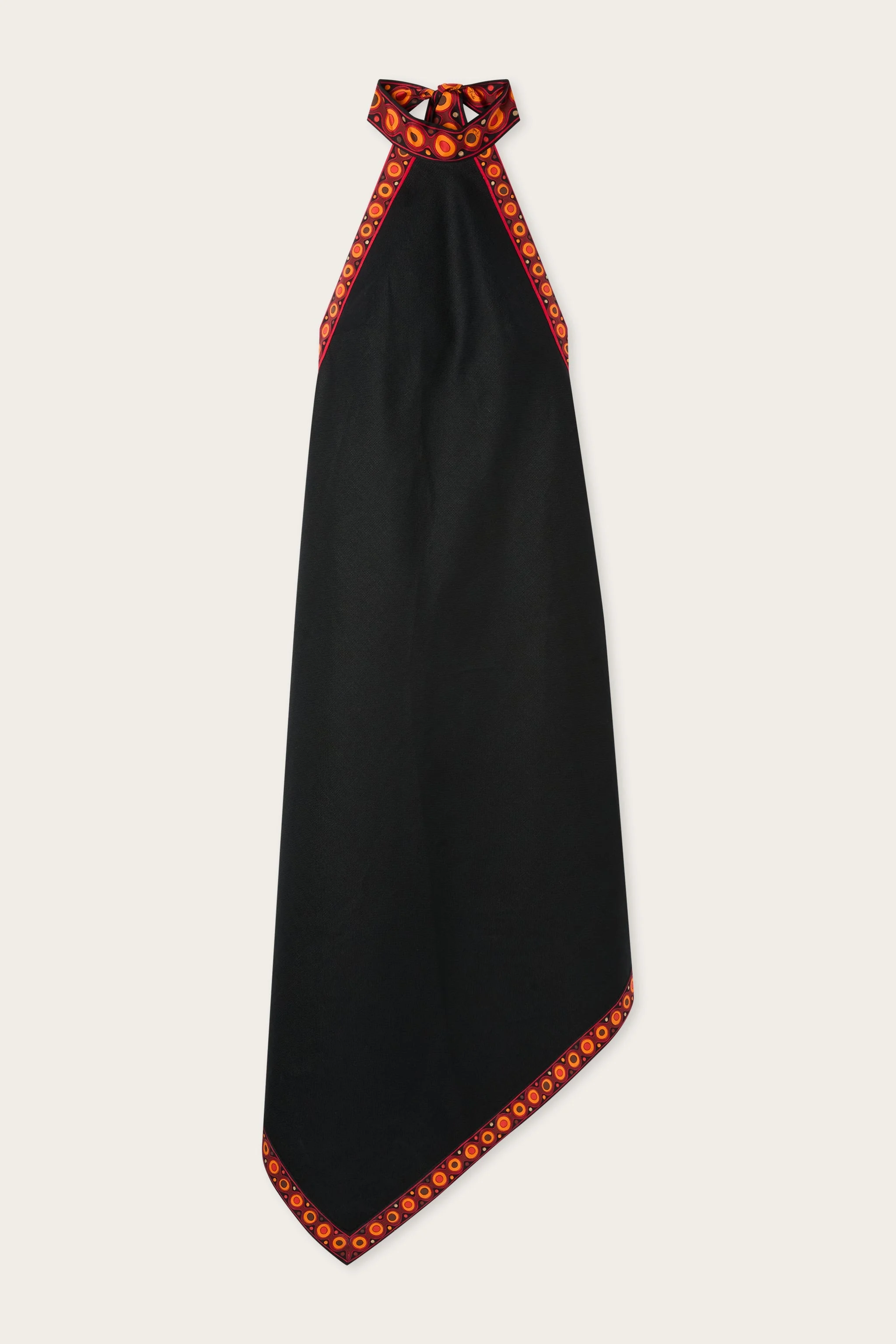 HALTERNECK COTTON DRESS - 1