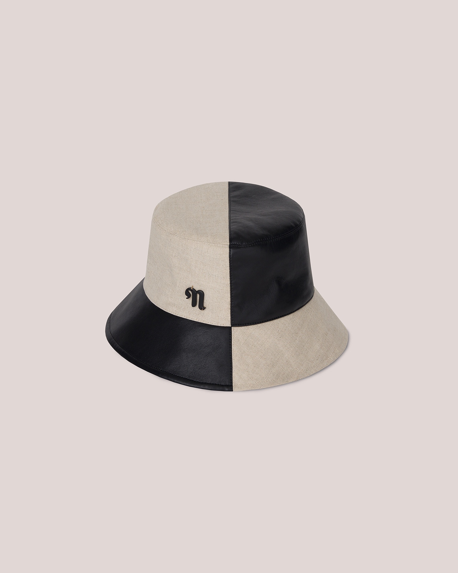 CARAN - Bucket hat - Black/Creme - 1