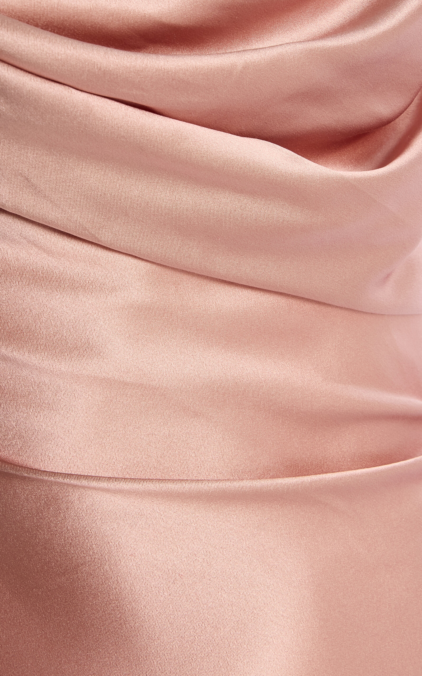 Silk-Satin Maxi Dress pink - 5
