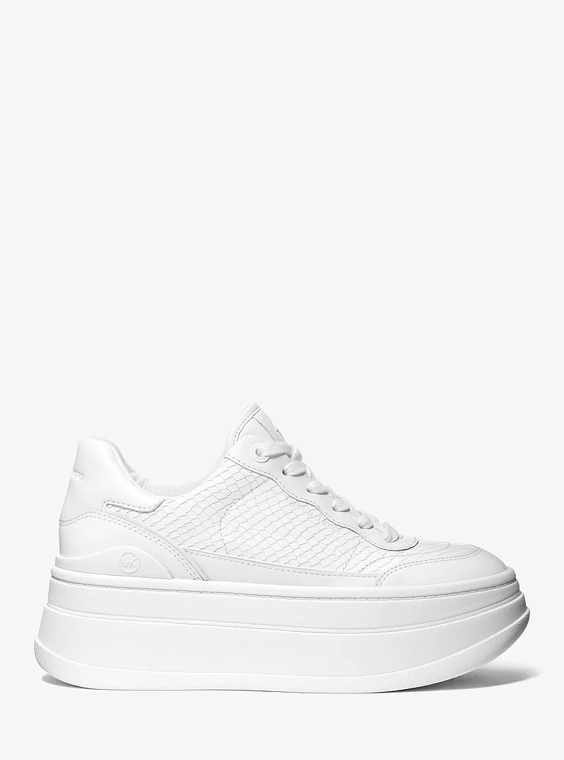 Hayes Snake Embossed Platform Sneaker - 1