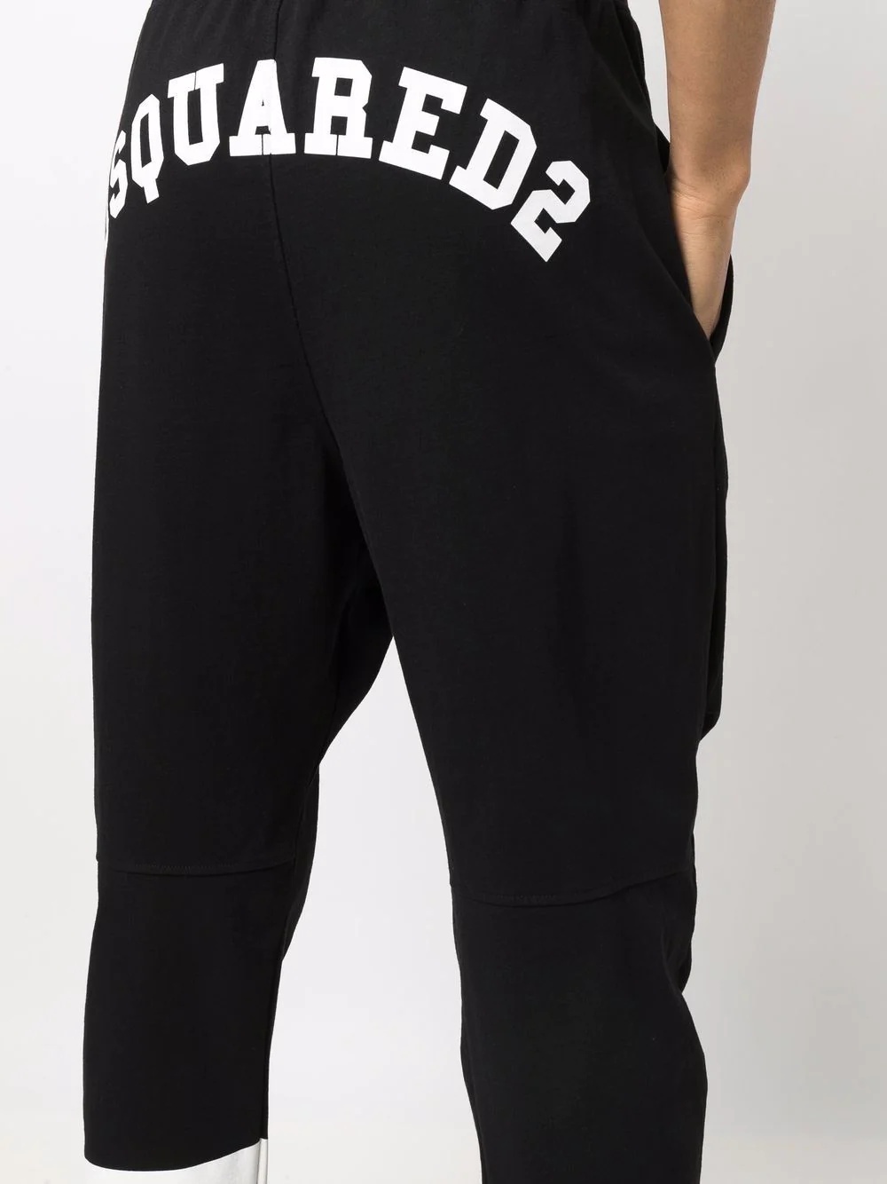 logo-print stripe track pants - 5