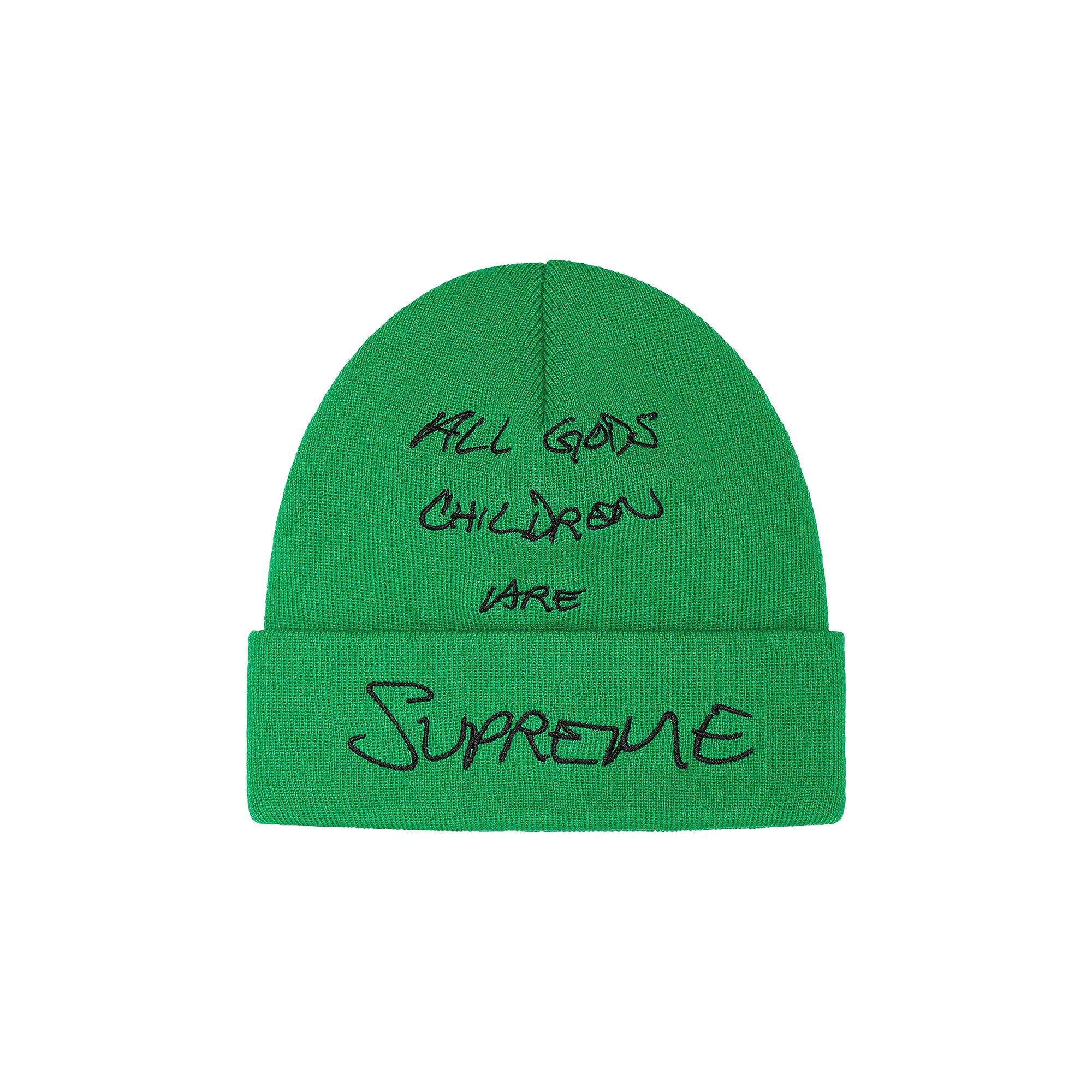 Supreme God's Children Beanie 'Green' - 1