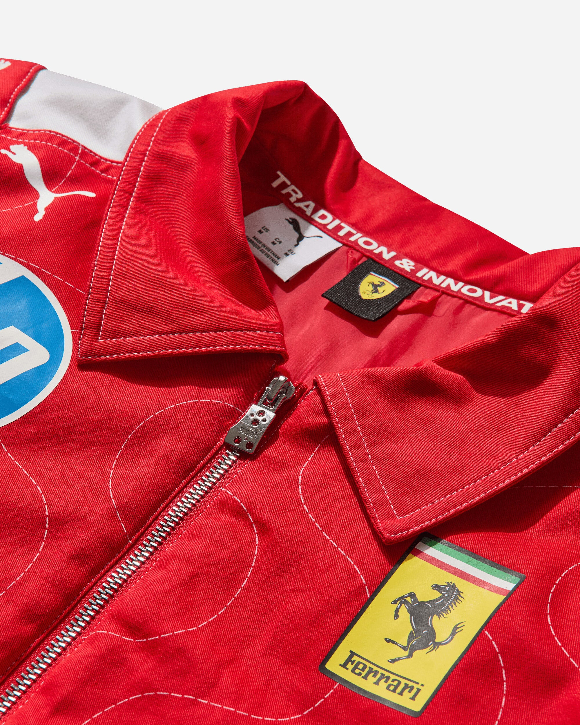 Men's Scuderia Ferrari HP Team Monza Racing Jacket Rosso Corsa - 4