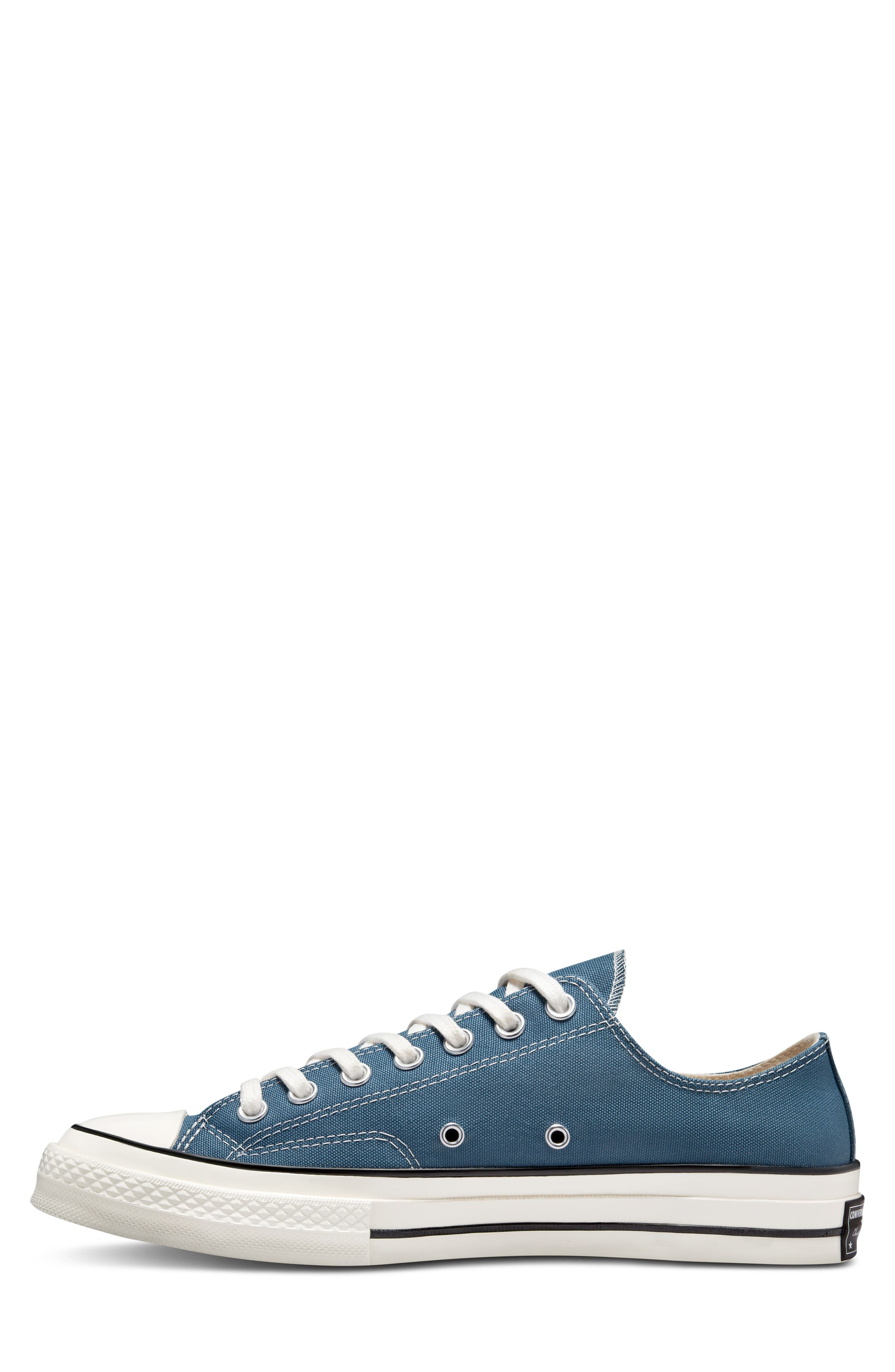 Converse Gender Inclusive Chuck 70 Ox Sneaker in Deep Waters/Egret/Black at Nordstrom - 7