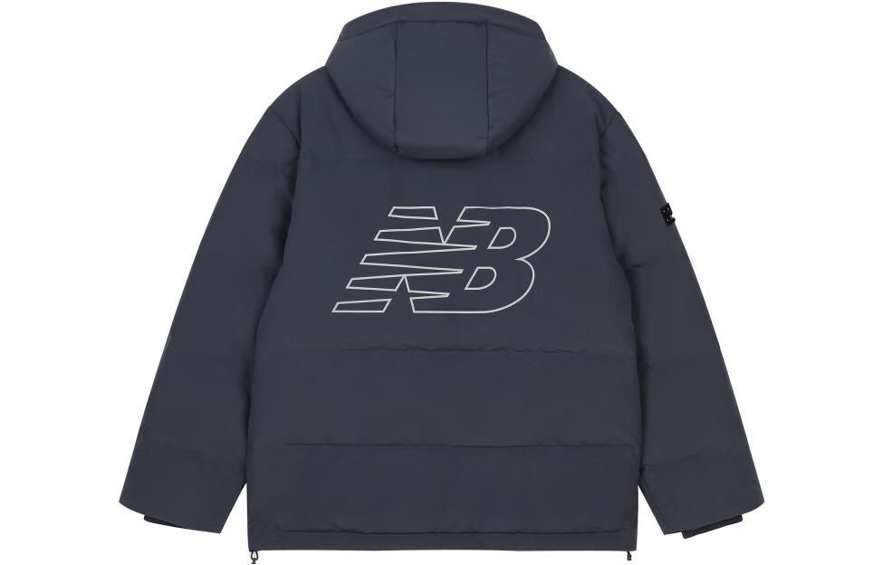 New Balance Logo Puffer Jacket 'Navy' AMJ33339-ECL - 3