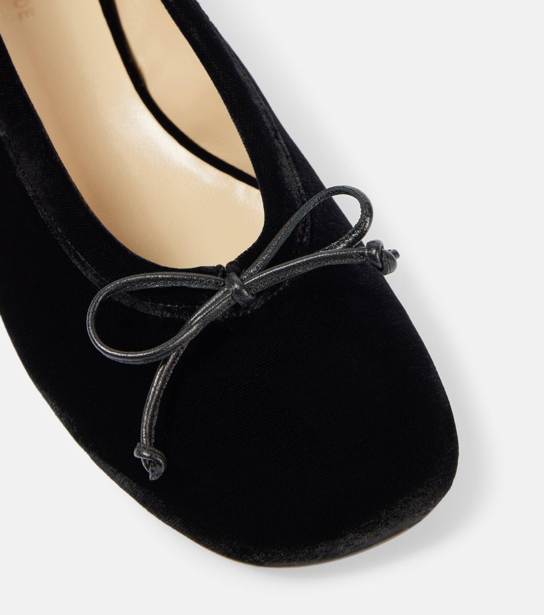Mica velvet ballet flats - 5