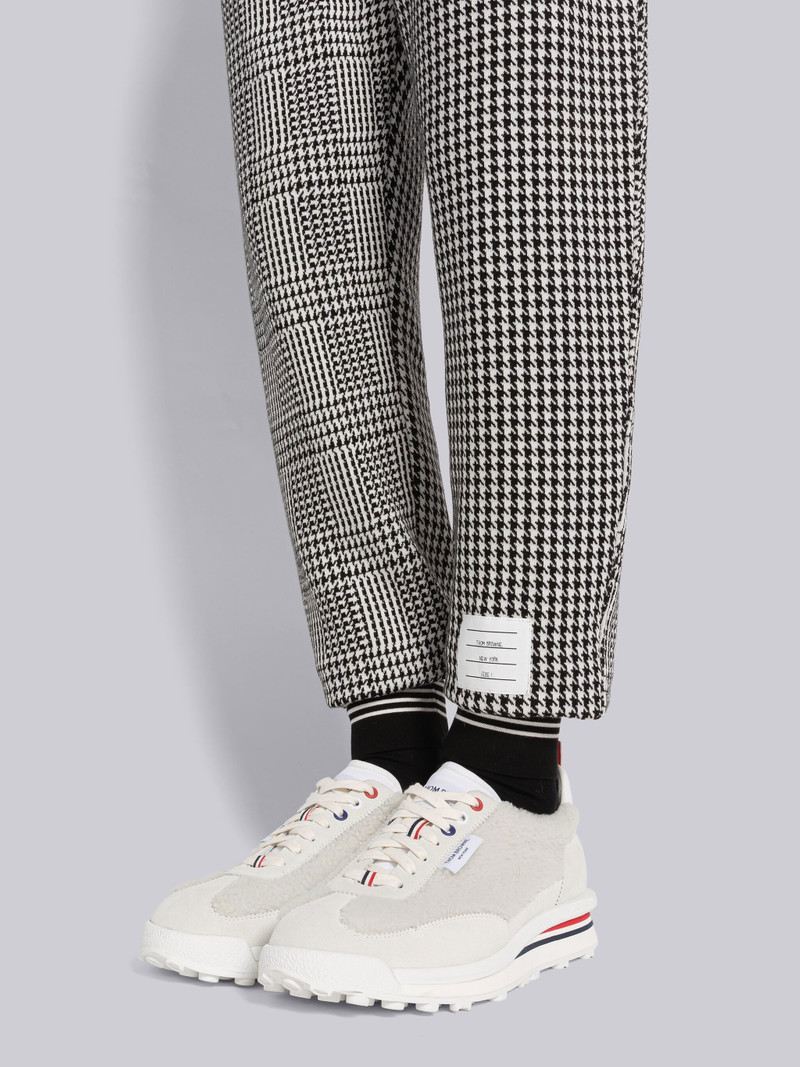 Houndstooth Cotton Sweatpants 6