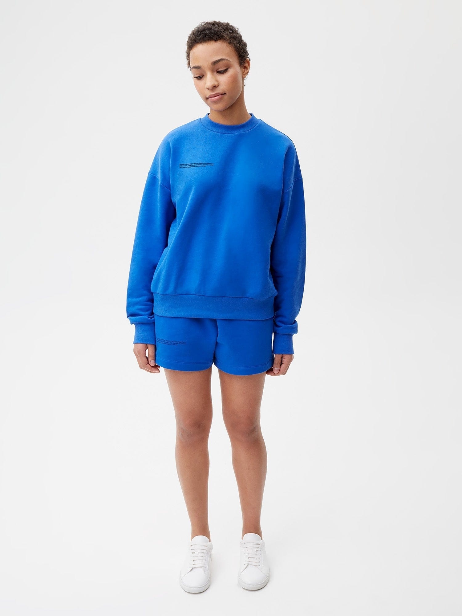 Womens 365 Midweight Shorts - Cobalt Blue - 2
