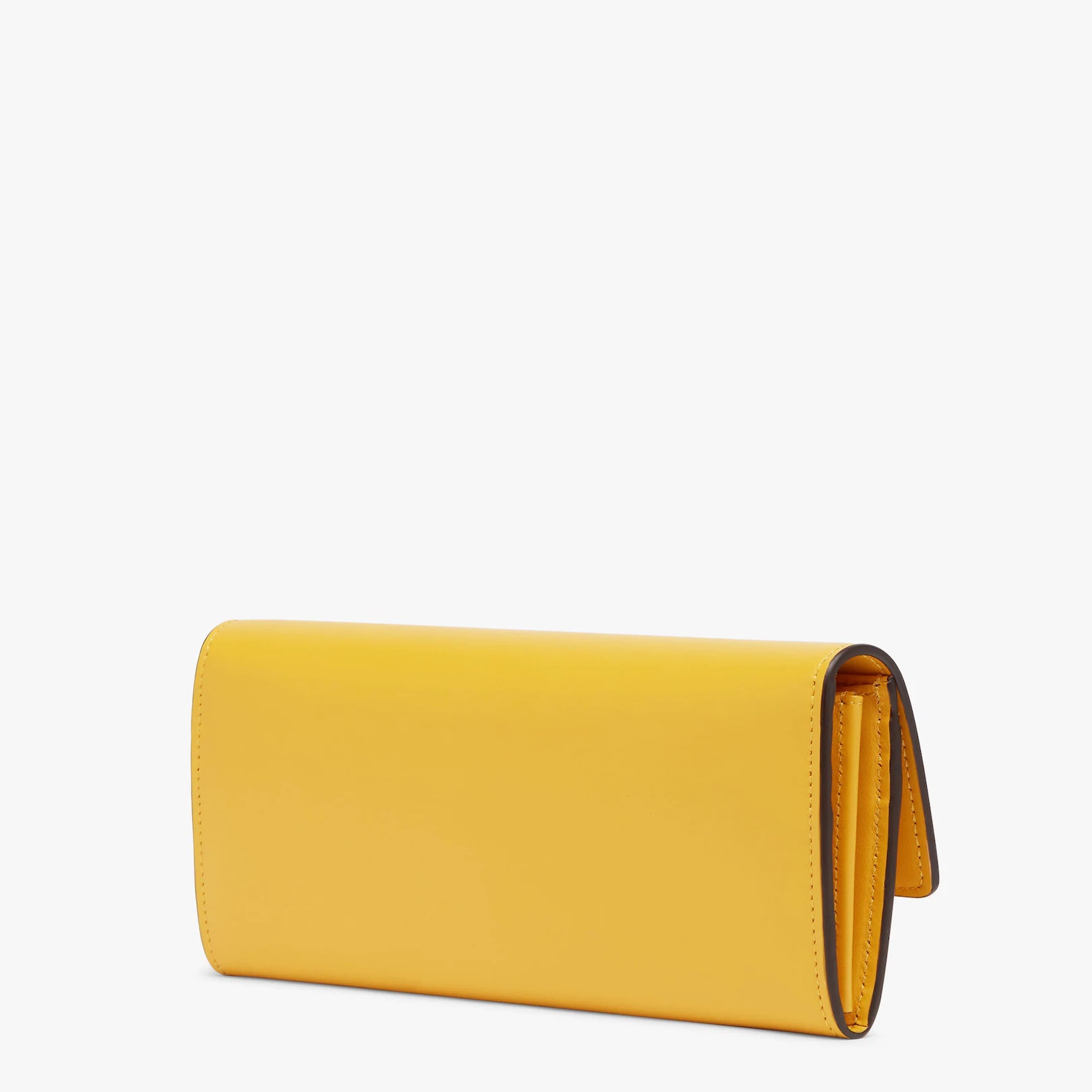 Yellow leather wallet - 2