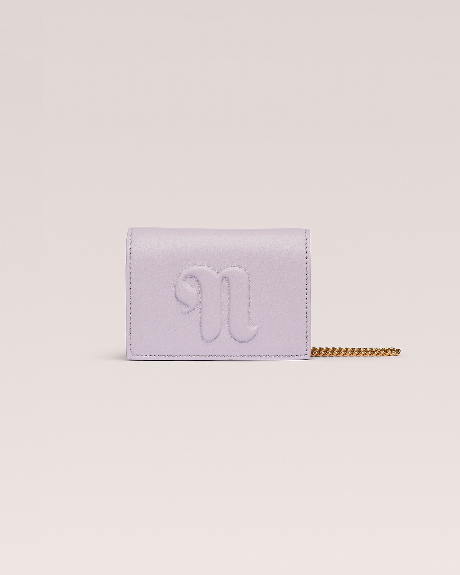 KINGSLEY - Vegan nappa card holder- Lilac - 1