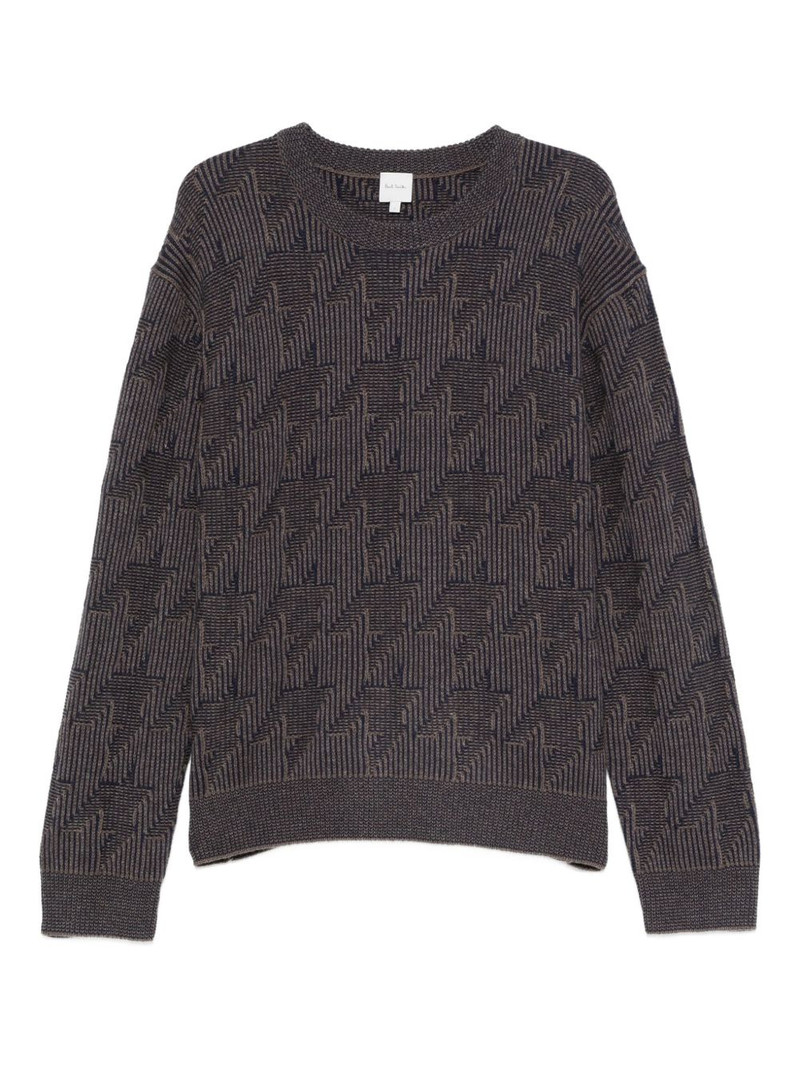 geometric-pattern sweater 1