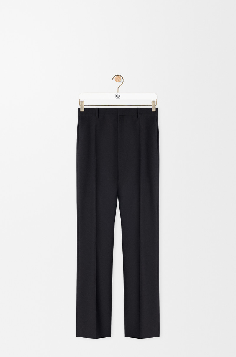 Trousers in wool and silk 1