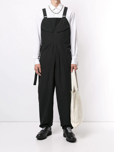 Yohji Yamamoto drop-crotch dungarees outlook