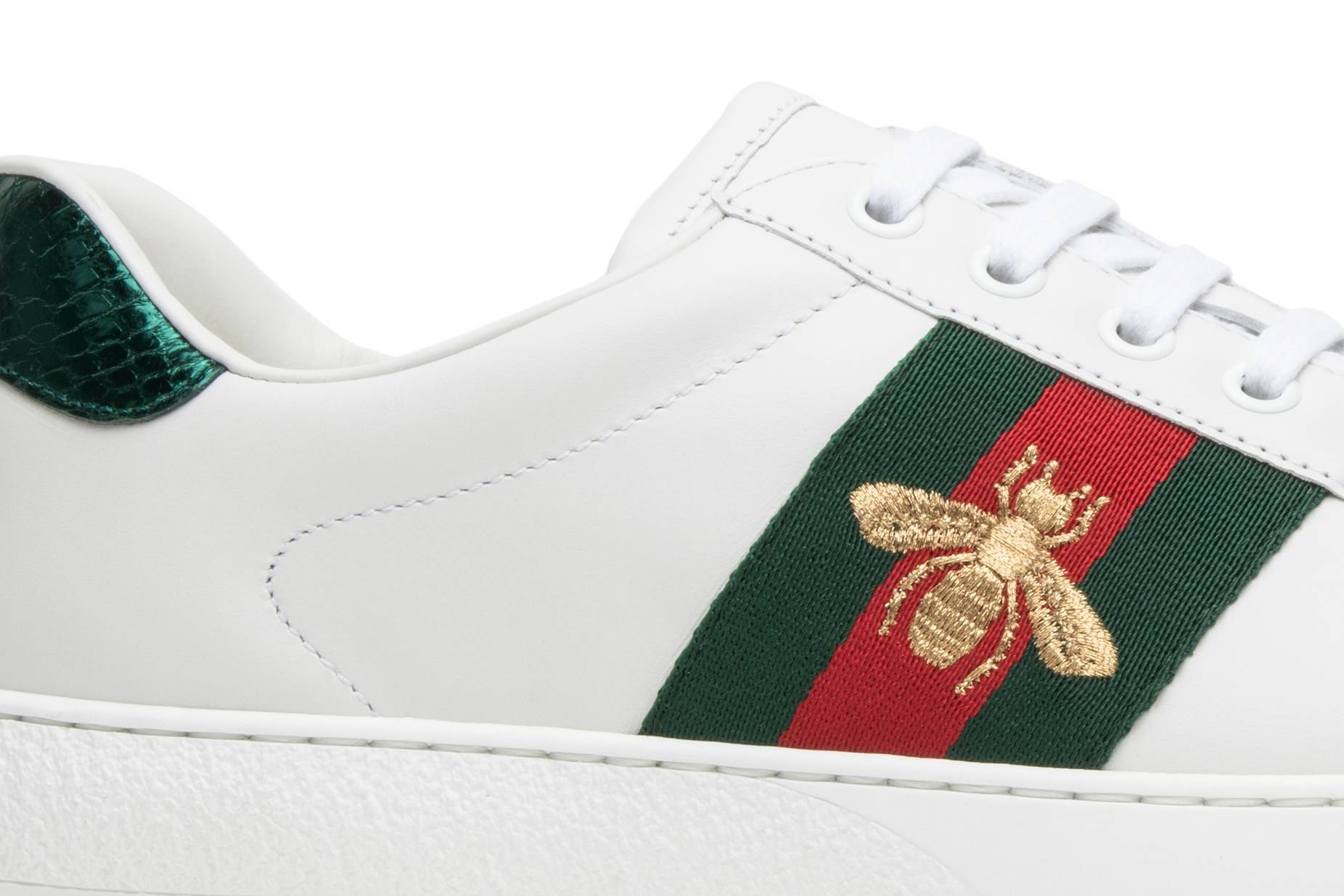 Gucci Ace Embroidered 'Bee' - 2