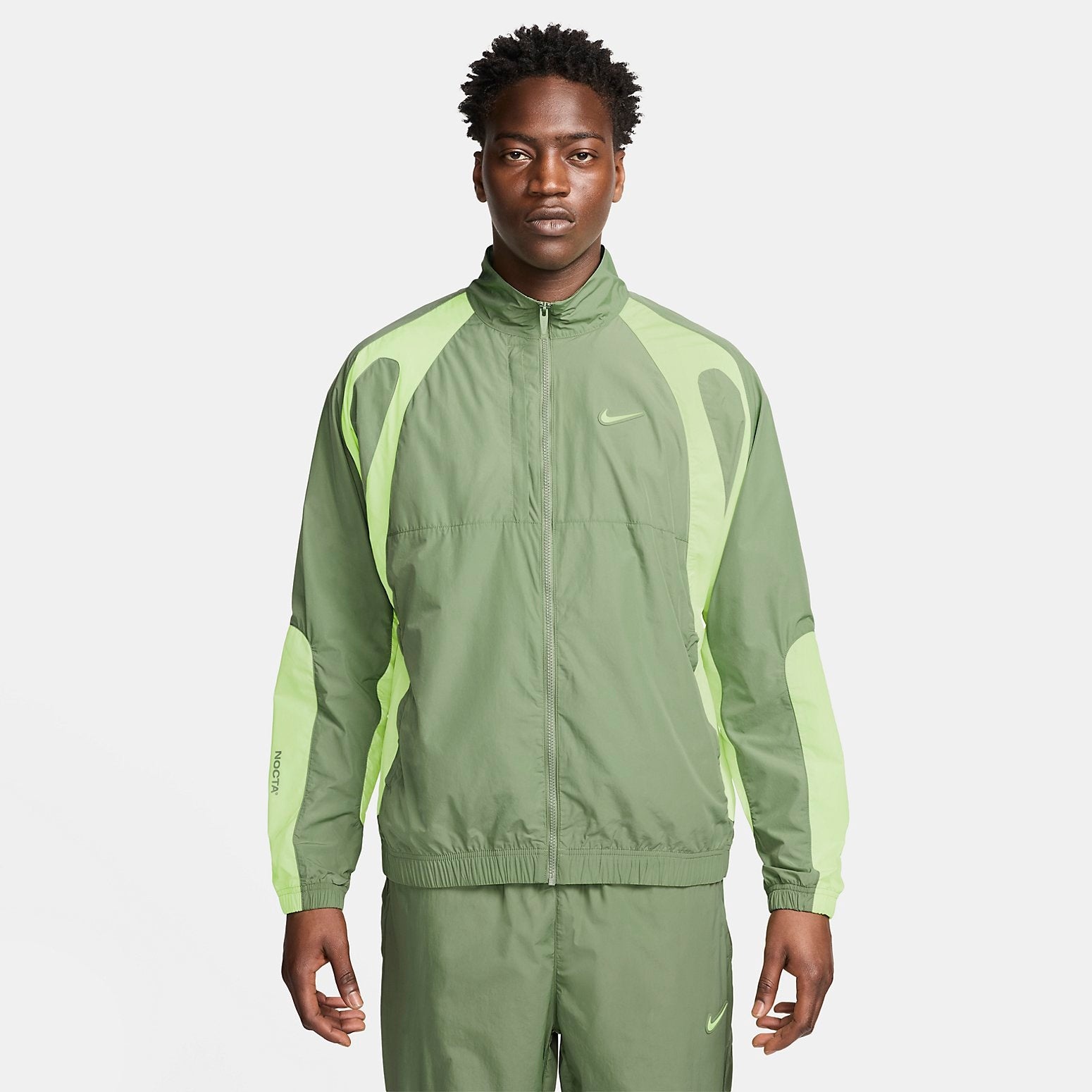 Nike x NOCTA Drake Woven Track Jacket 'Oil Green' FN7667-386 - 2