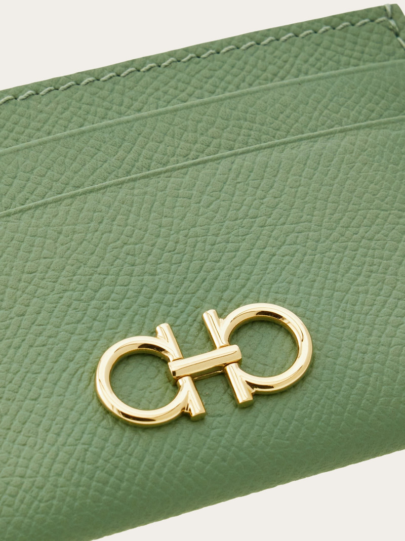 FERRAGAMO Gancini credit card holder outlook