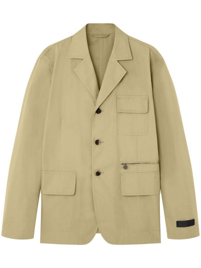 플랩 포켓 면 blazer 1