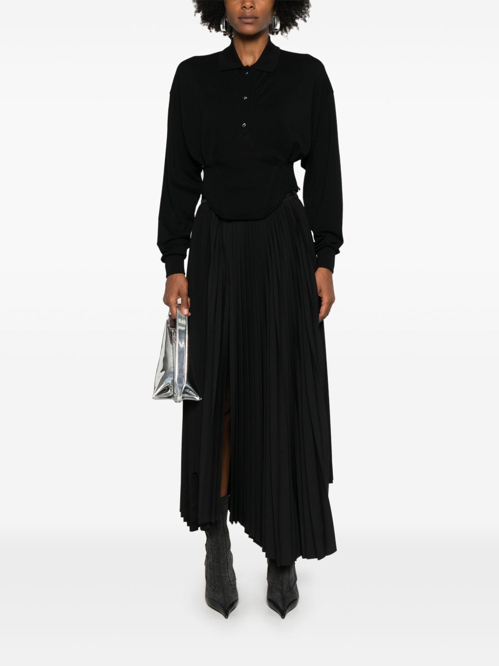 corseted polo shirt - 2
