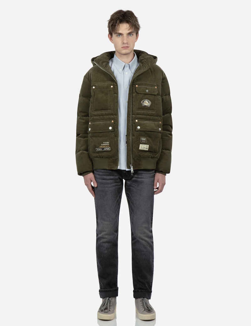 Godhead Embroidery Corduroy Down Jacket 6