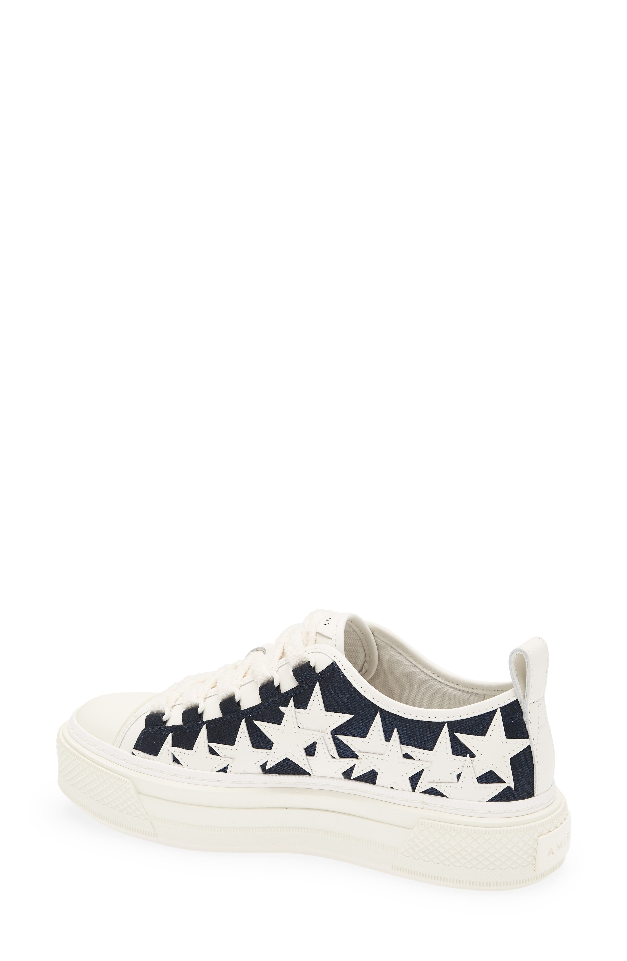 AMIRI Denim Stars Low Top Platform Sneaker in Wet Shimmer at Nordstrom - 2