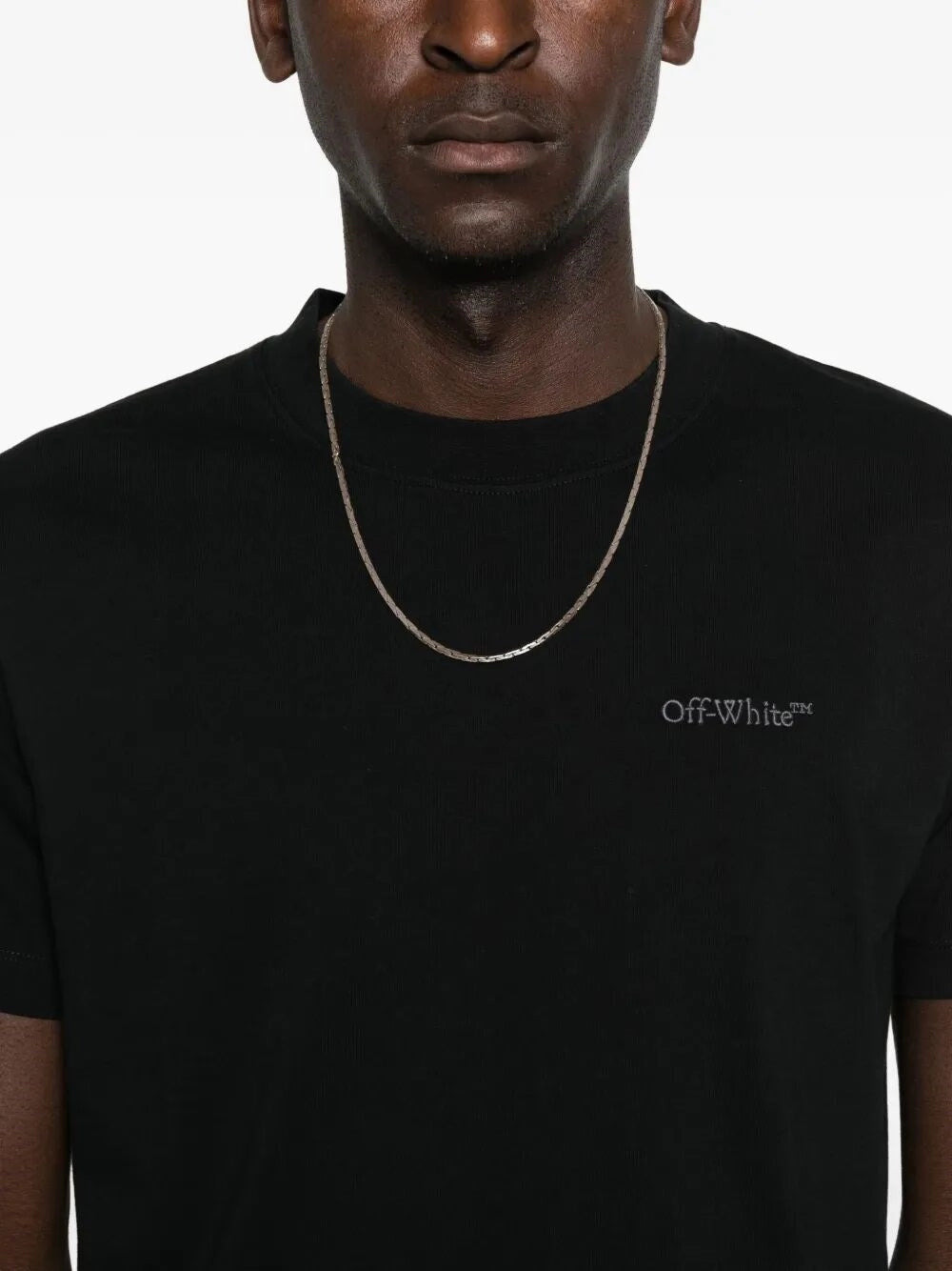 Off White Men `Bookish` Slim Short Sleeve T-Shirt - 4