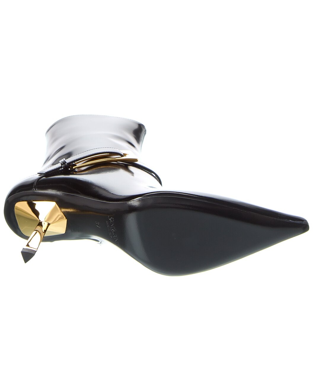 Saint Laurent Lee 70 Patent Bootie - 4