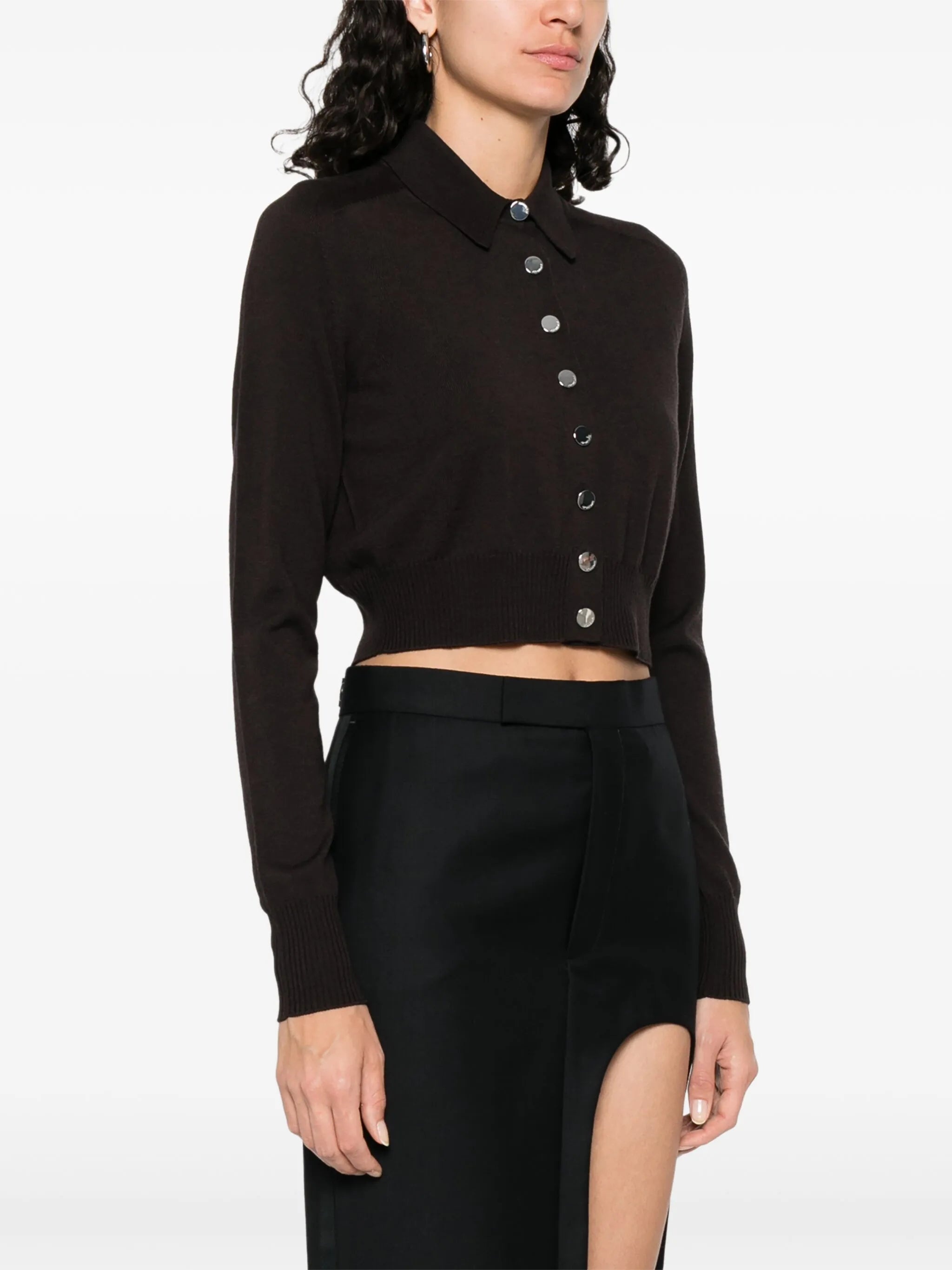 Virgin Wool Polo Top - 2