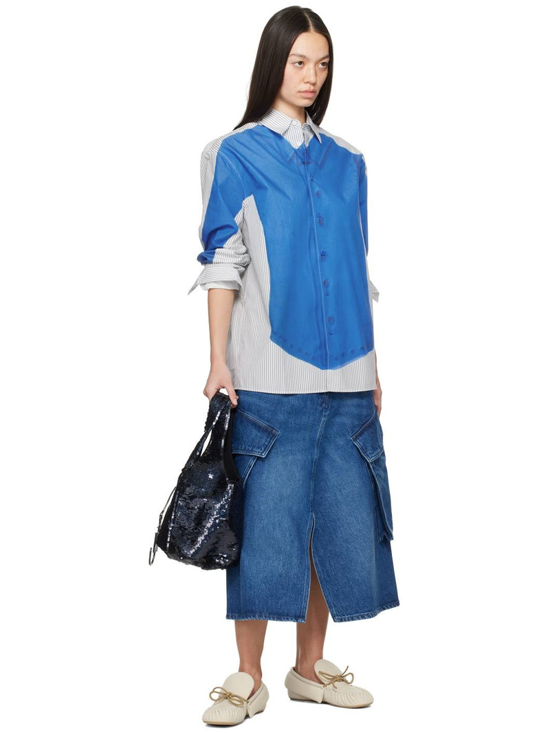 JW Anderson Off-White Suede Moc Loafers outlook