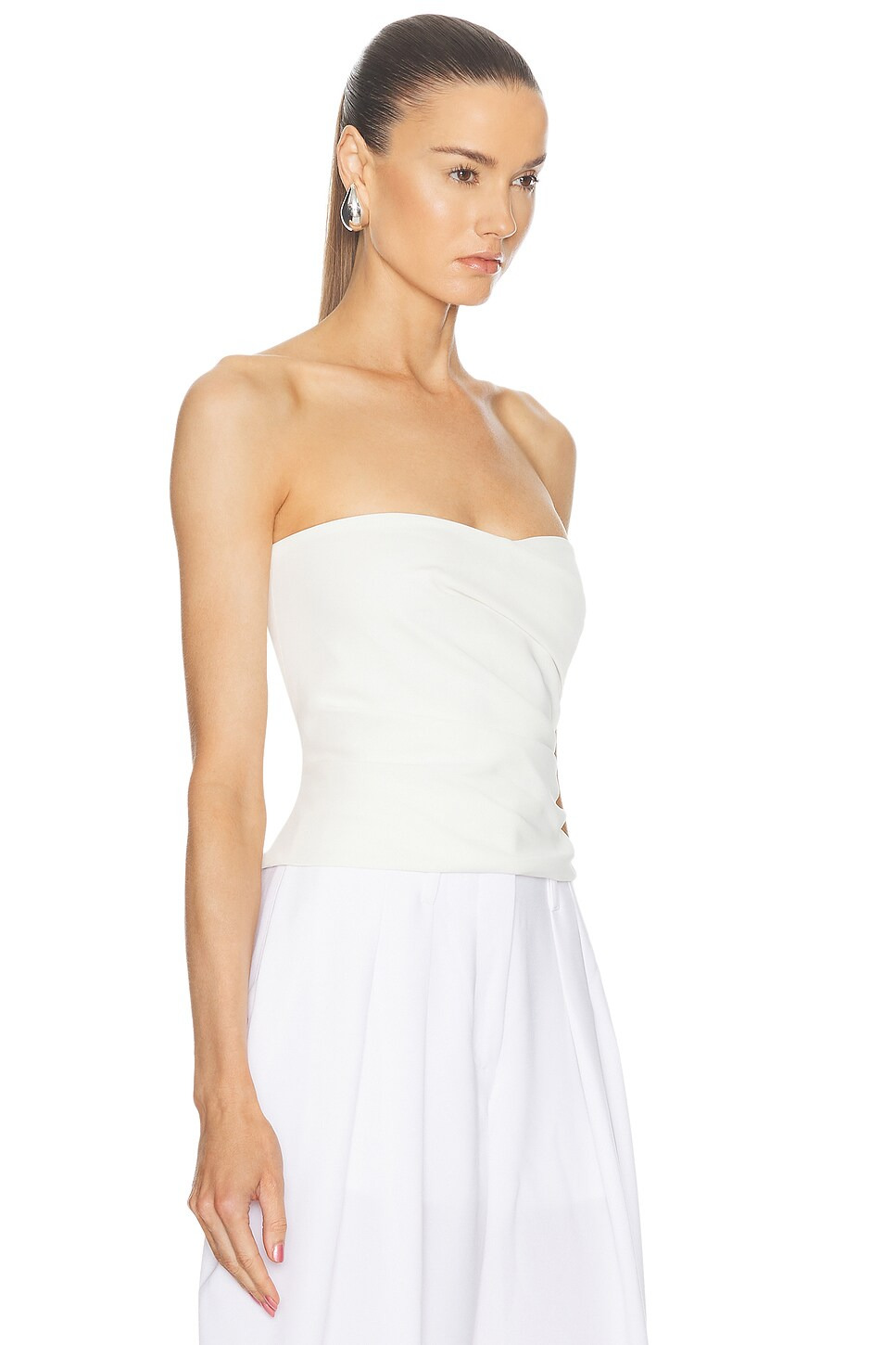 Strapless Pleat Top - 2