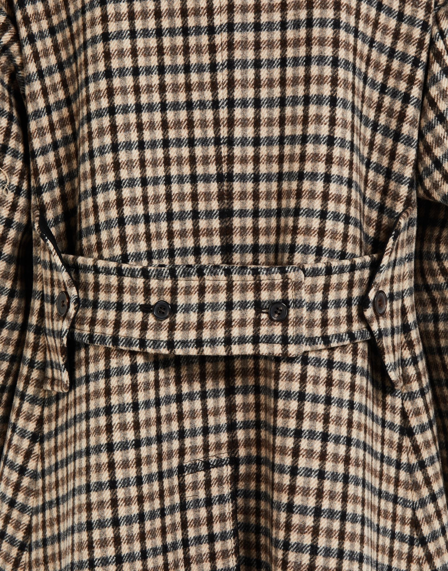 'Memory of' check trench coat - 6