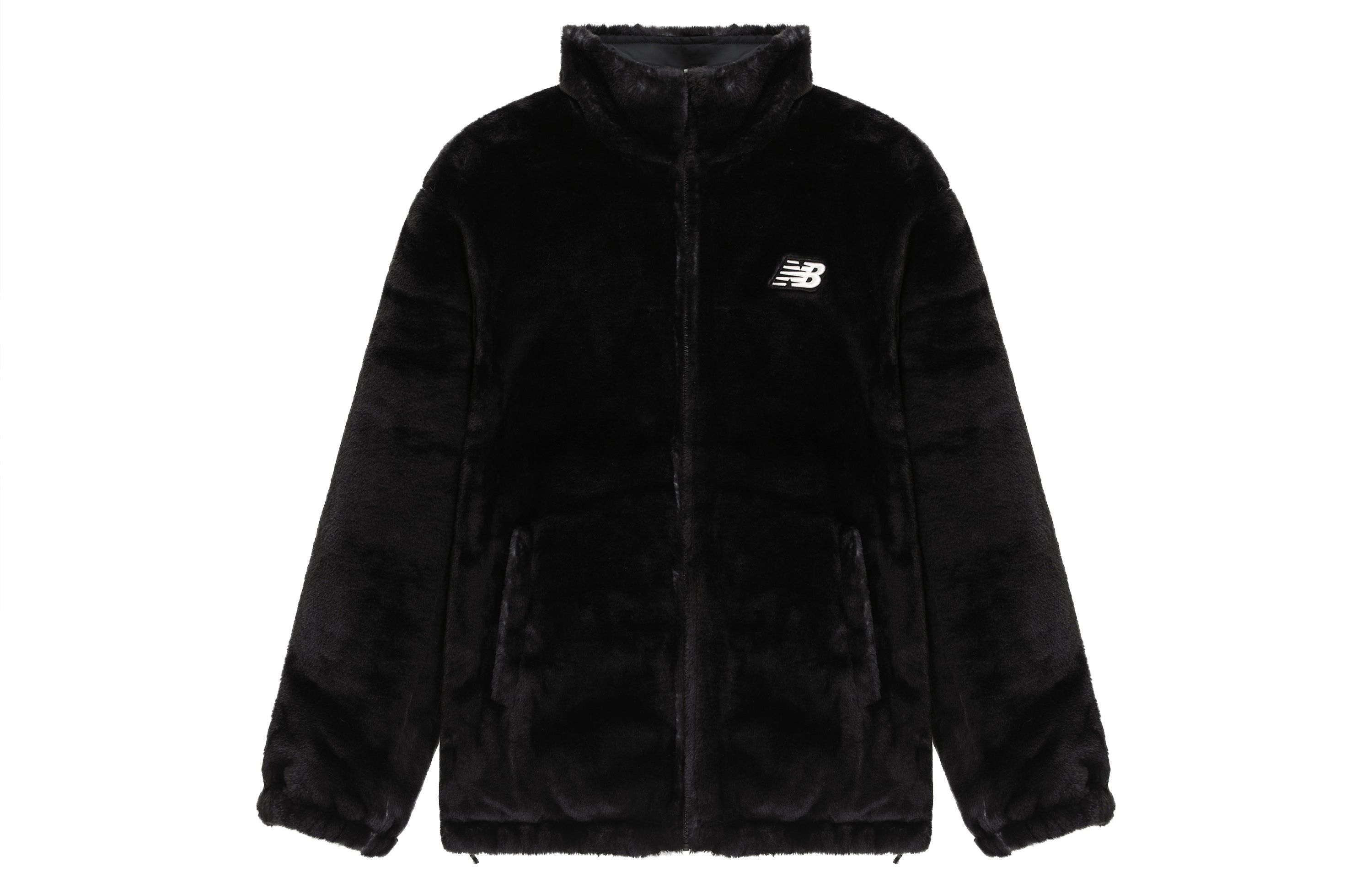New Balance Logo Windbreaker Jacket 'Black White' 6DC43783-BK - 3