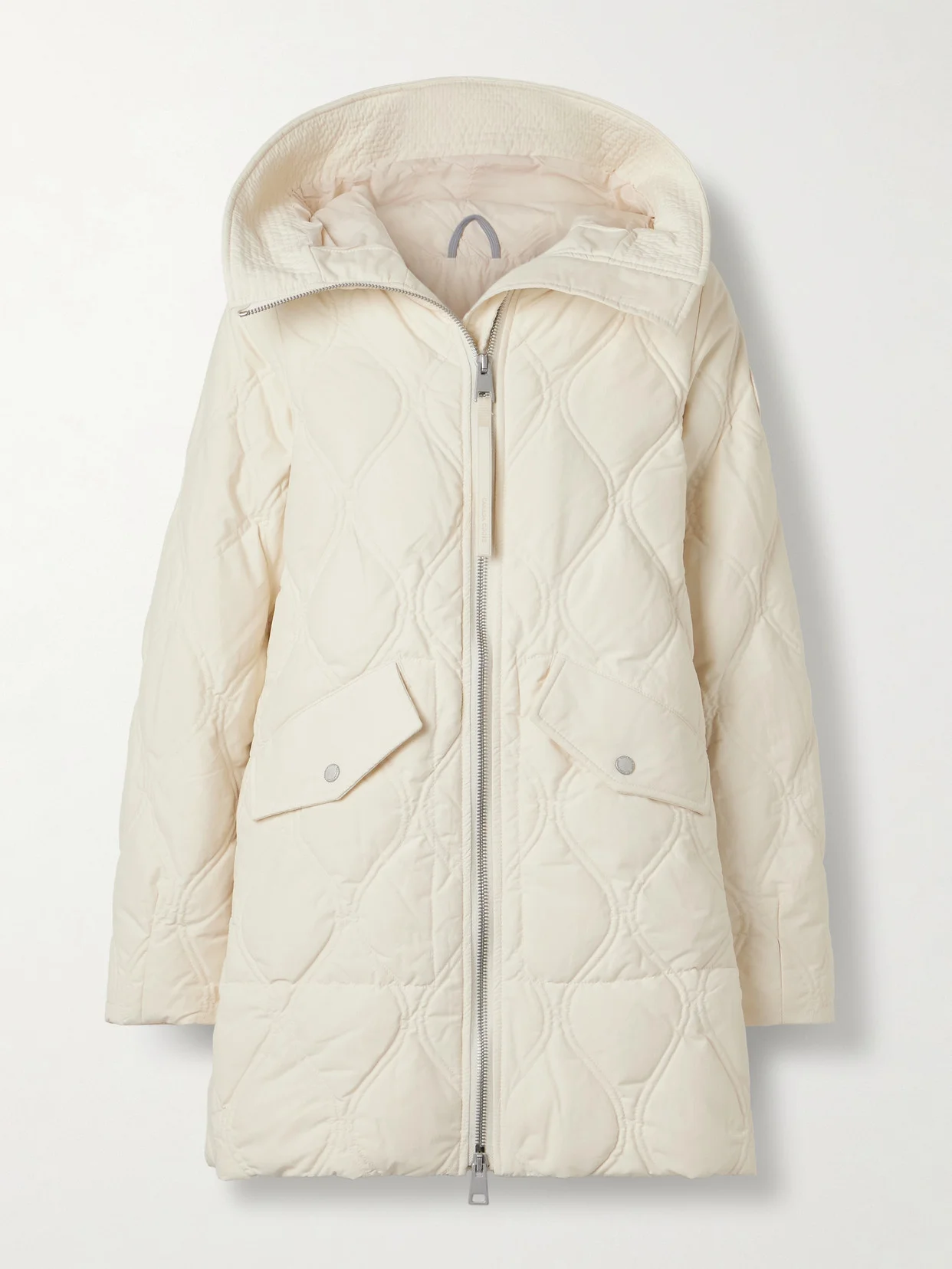 Alessia Hooded Quilted Cotton-blend Ripstop Down Coat - 1