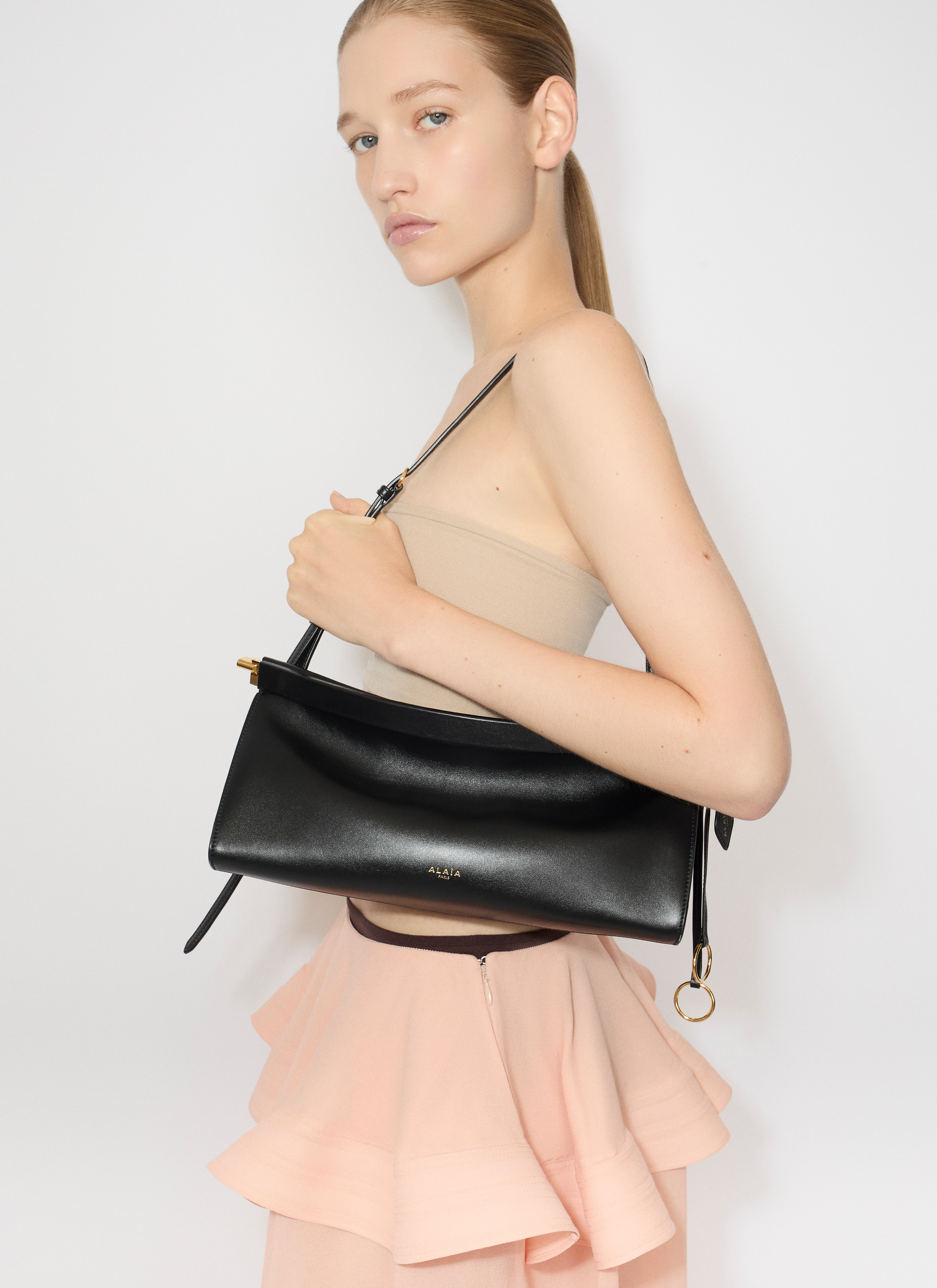 LE CLICK EAST WEST MEDIUM BAG IN LEATHER - 2
