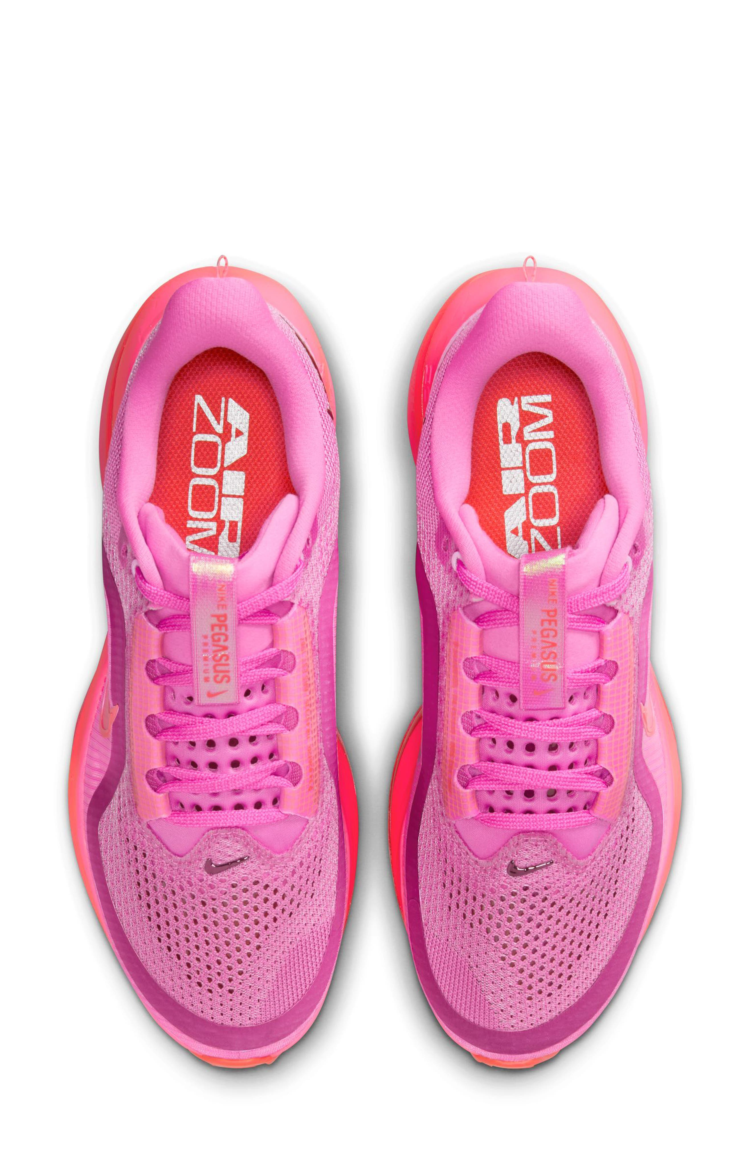 Nike Pegasus Premium Running Shoe in Playful Pink/Crimson/Pink at Nordstrom - 3