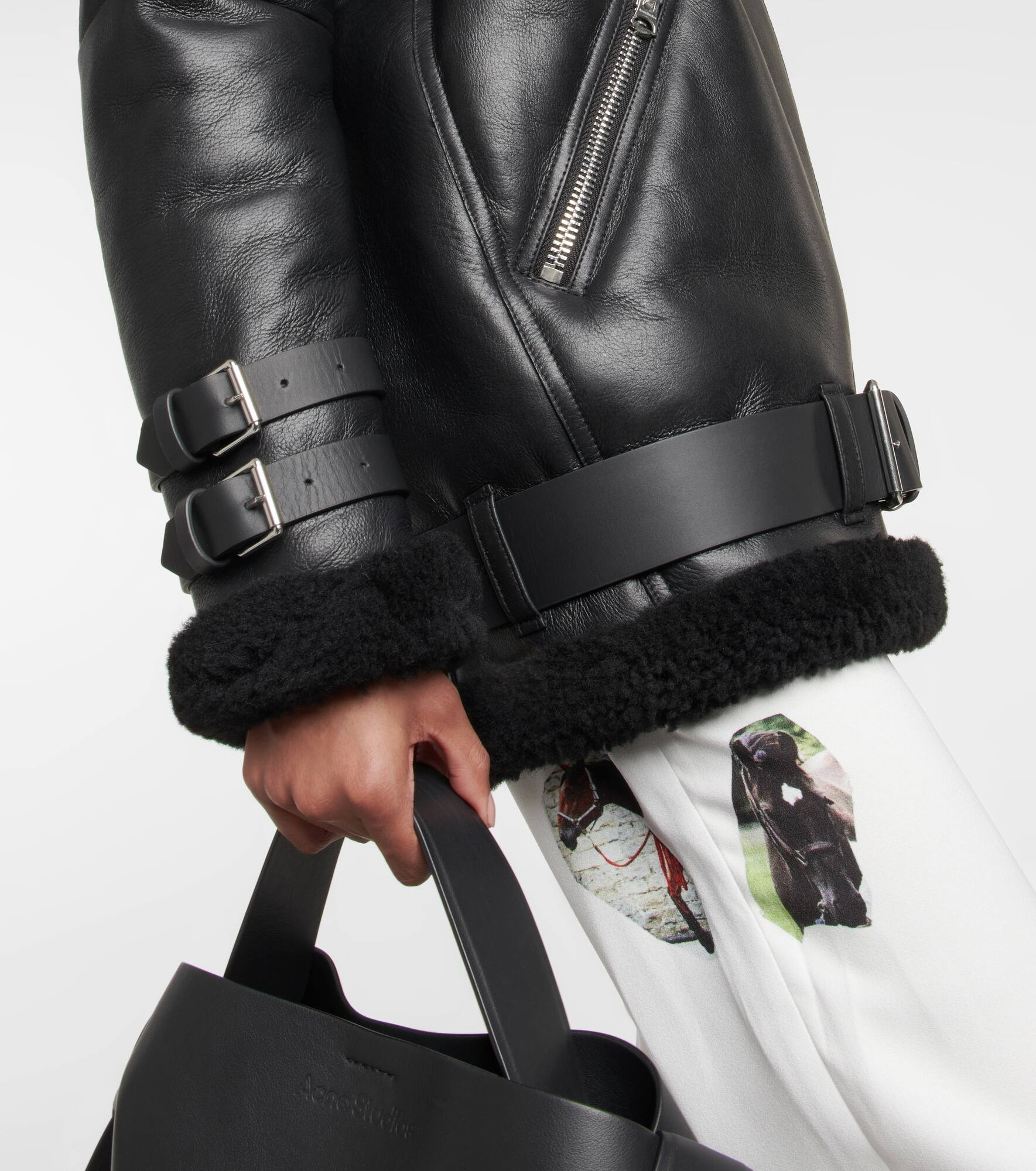 Velocite shearling jacket - 5