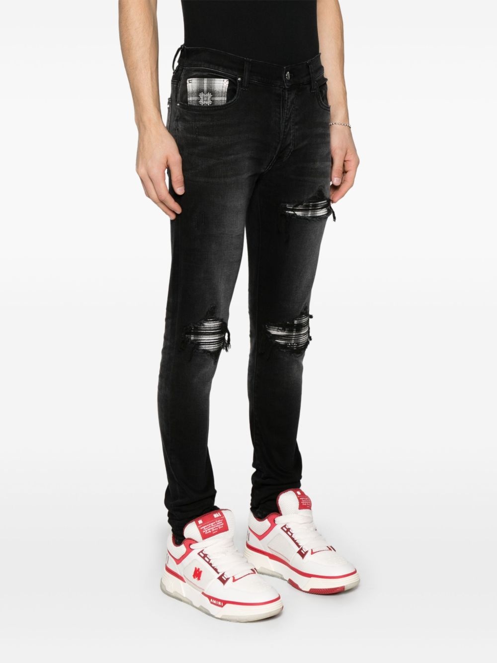 ripped-detailing jeans - 3