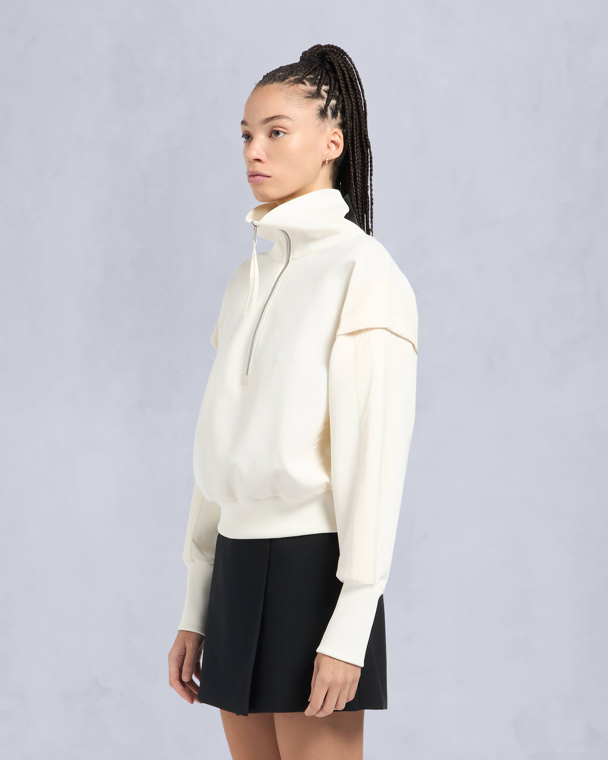 MIXMEDIA QUARTER-ZIP SWEATER - 3
