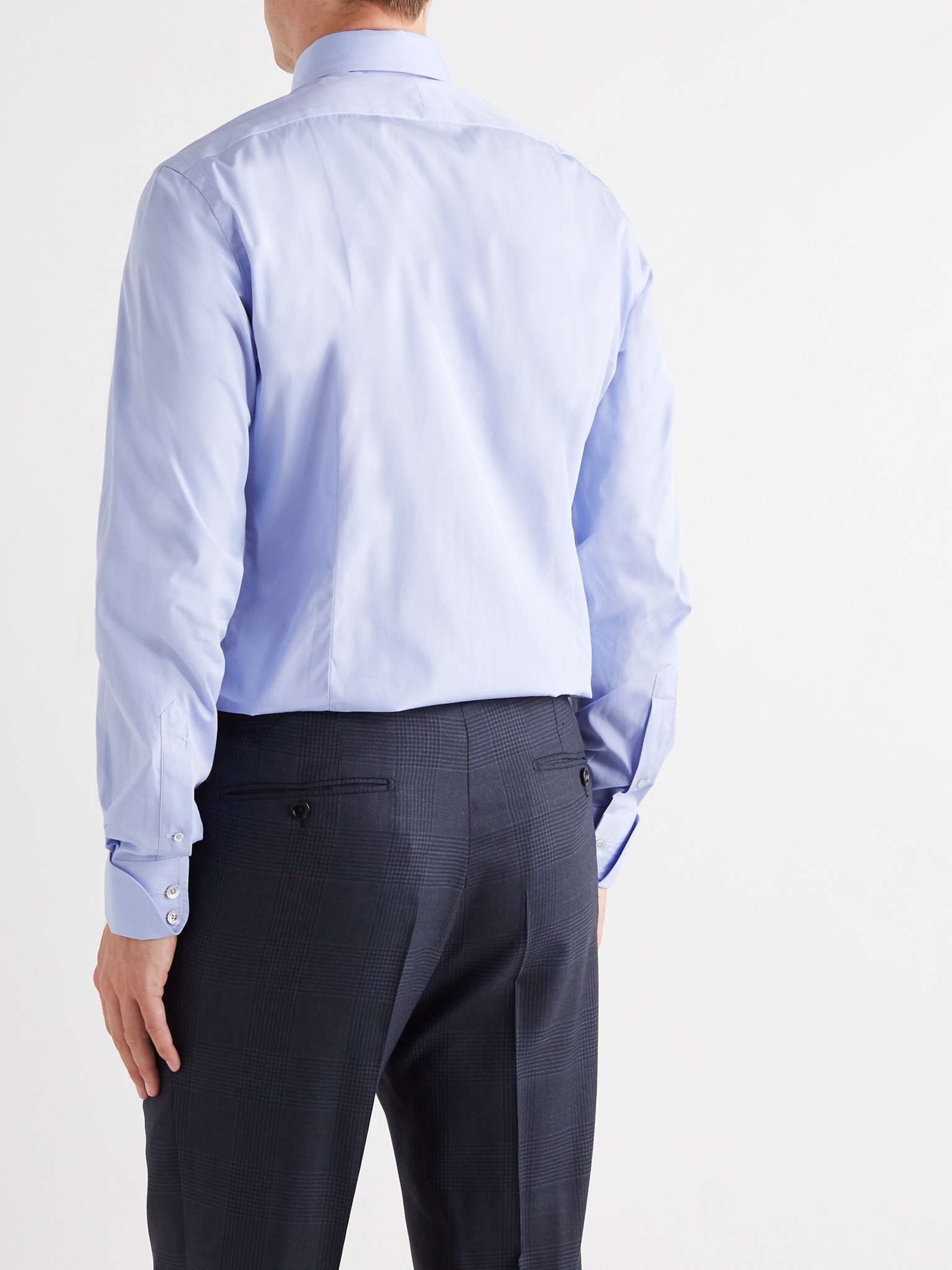 Slim-Fit Cotton-Poplin Shirt - 4