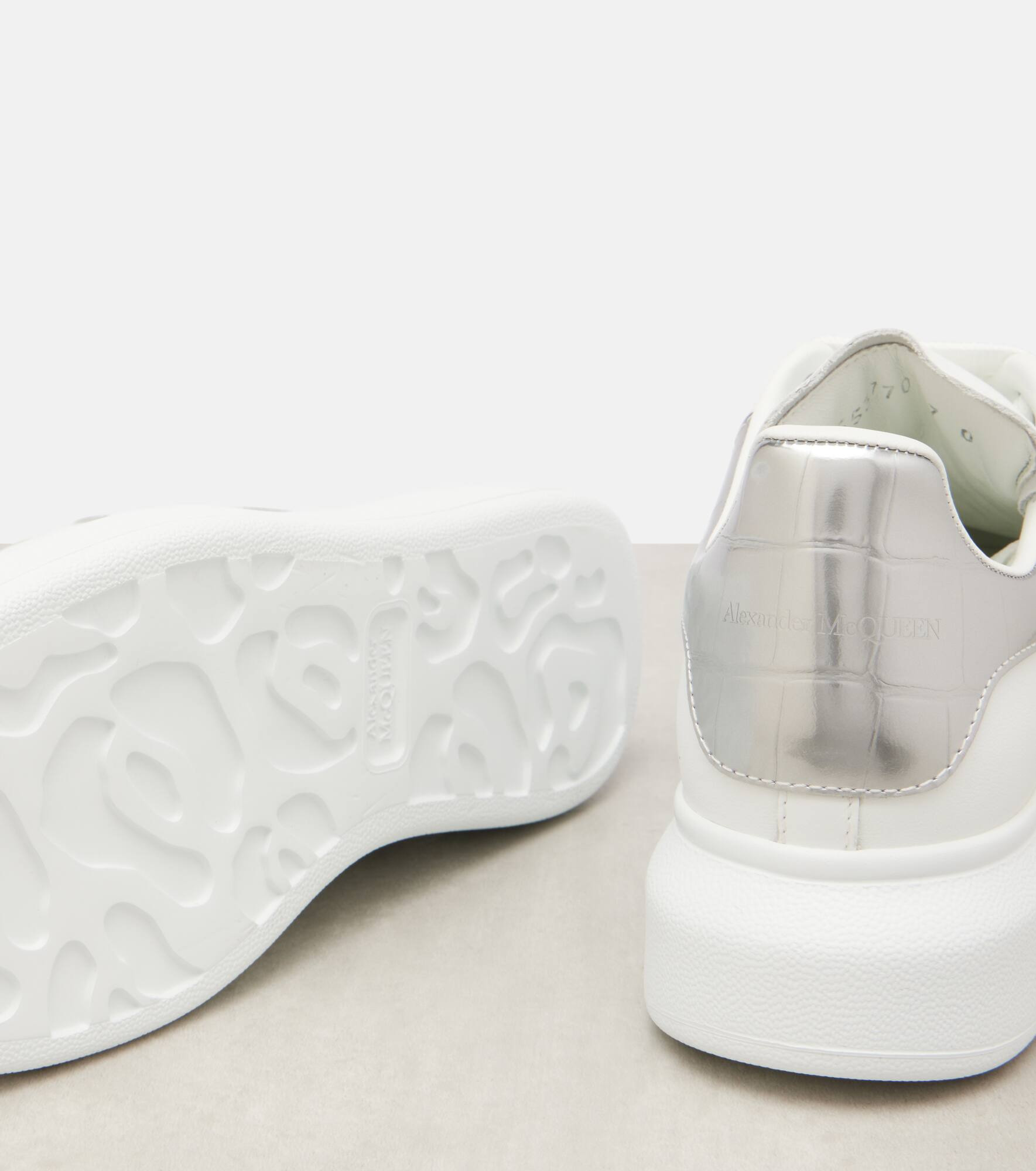 Oversized leather sneakers - 5