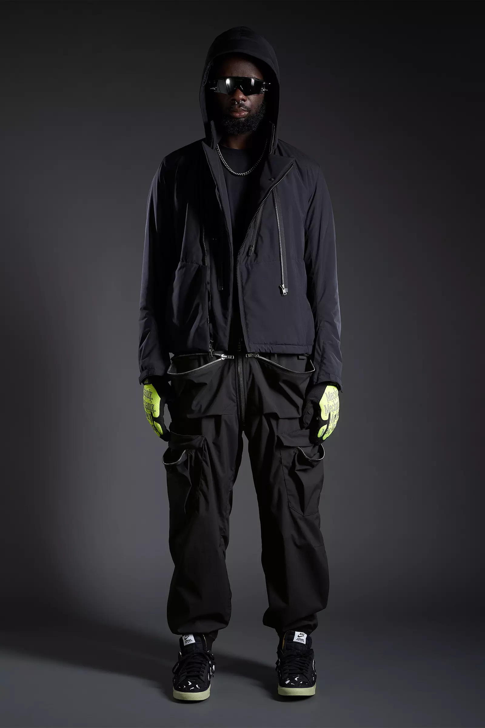 J68-PL 2L Gore-Tex Windstopper® Primaloft®  Rider Jacket Black - 6