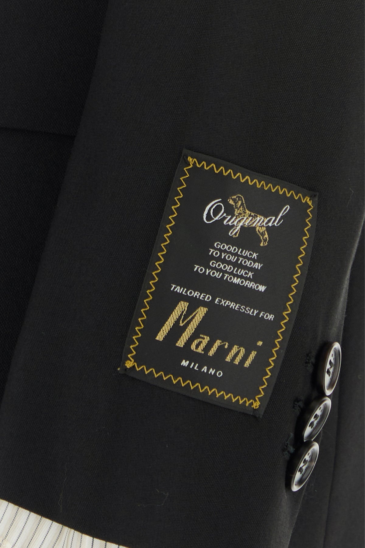 Black wool blazer - 3
