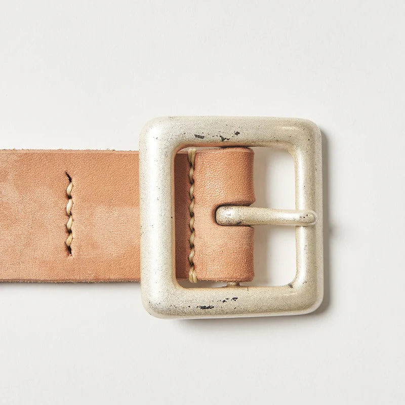 FULLCOUNT 6211 - Wild Leather Garrison Belt Natural outlook