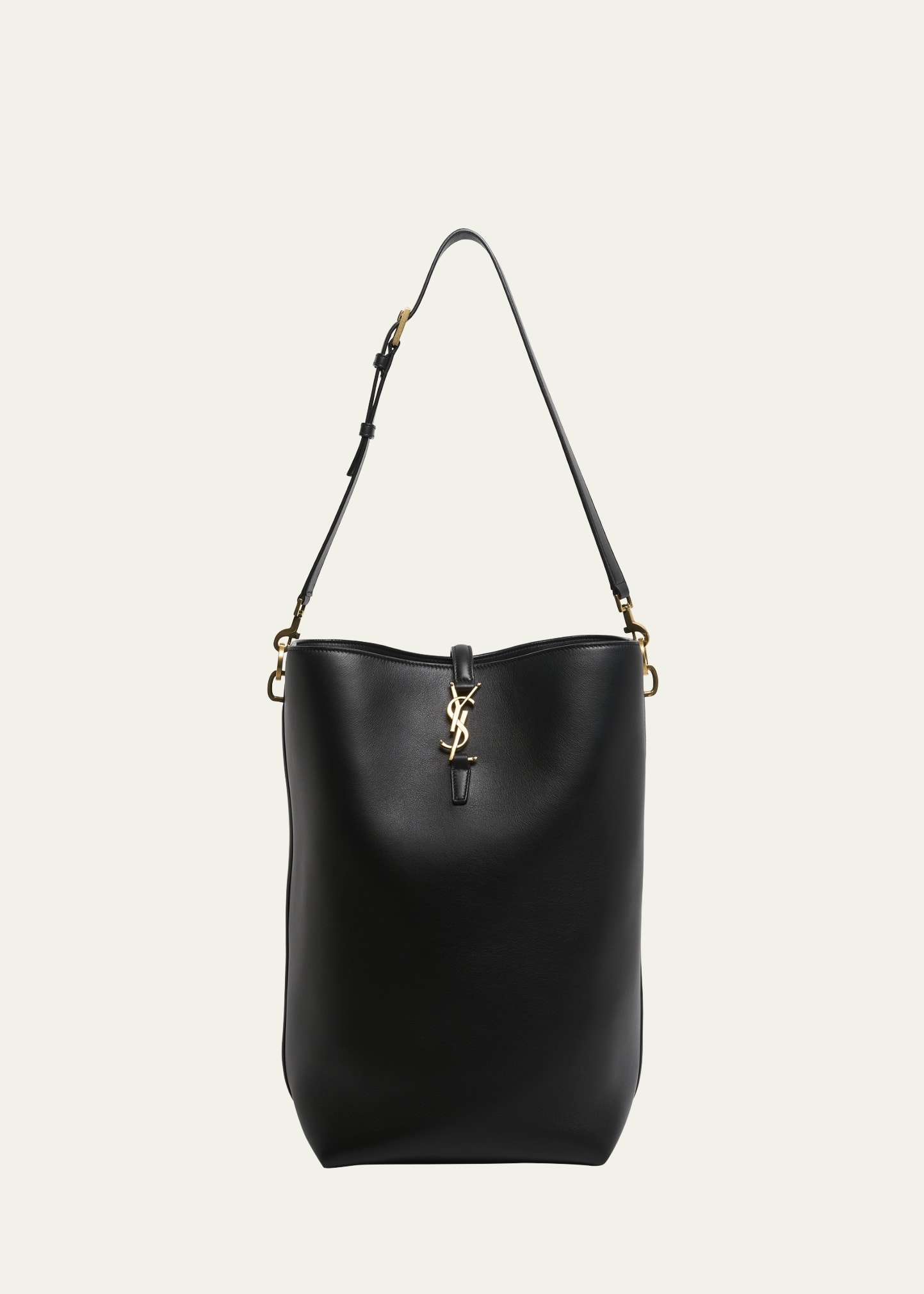 Le 37 YSL Bucket Bag in Calfskin Leather - 1