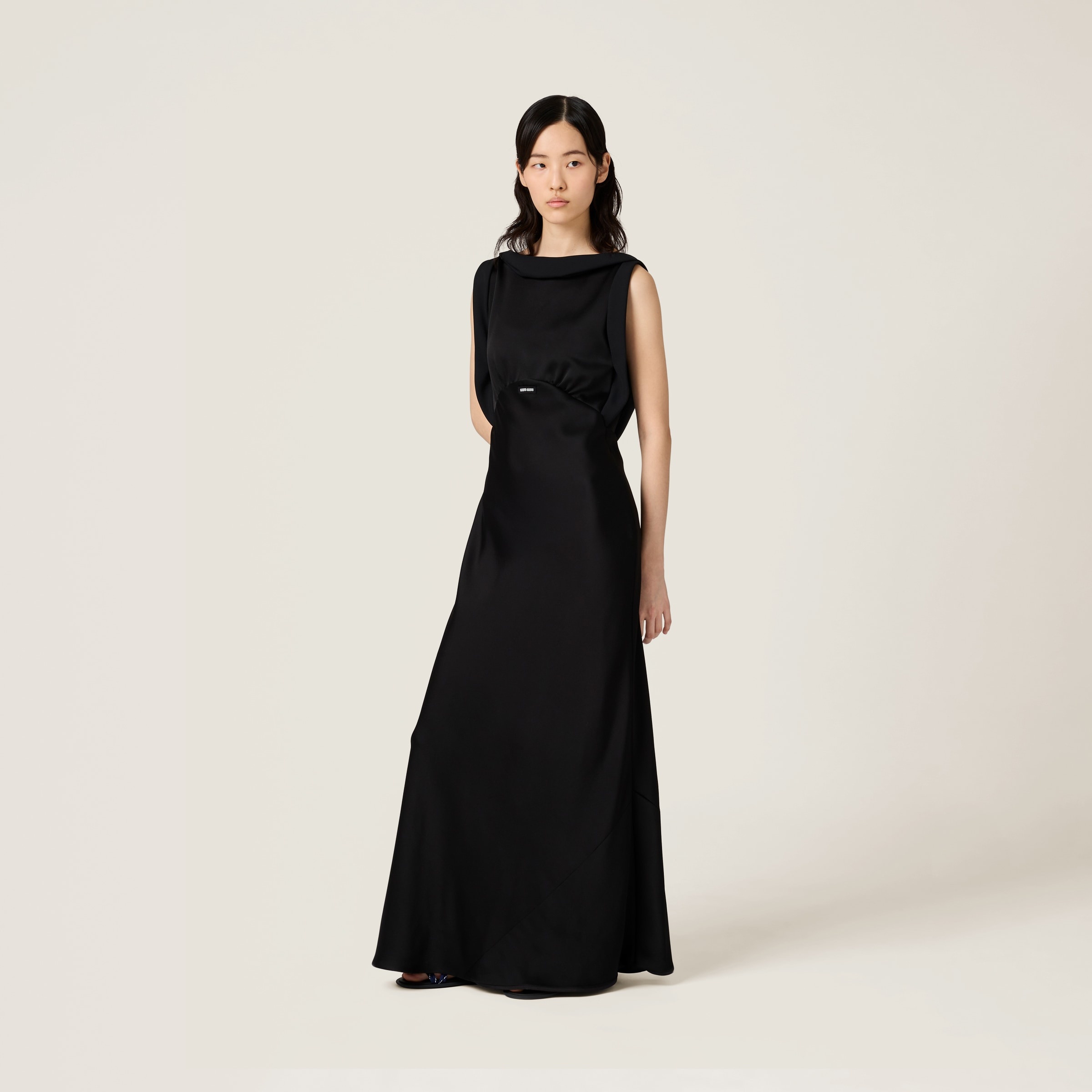 Long satin dress - 2